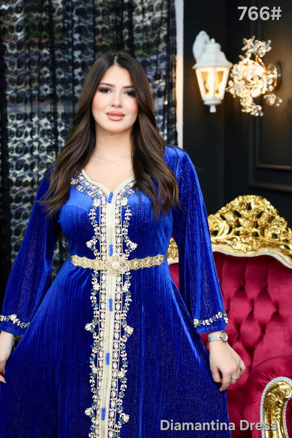 قفطان قطيفة السلك رقم 766