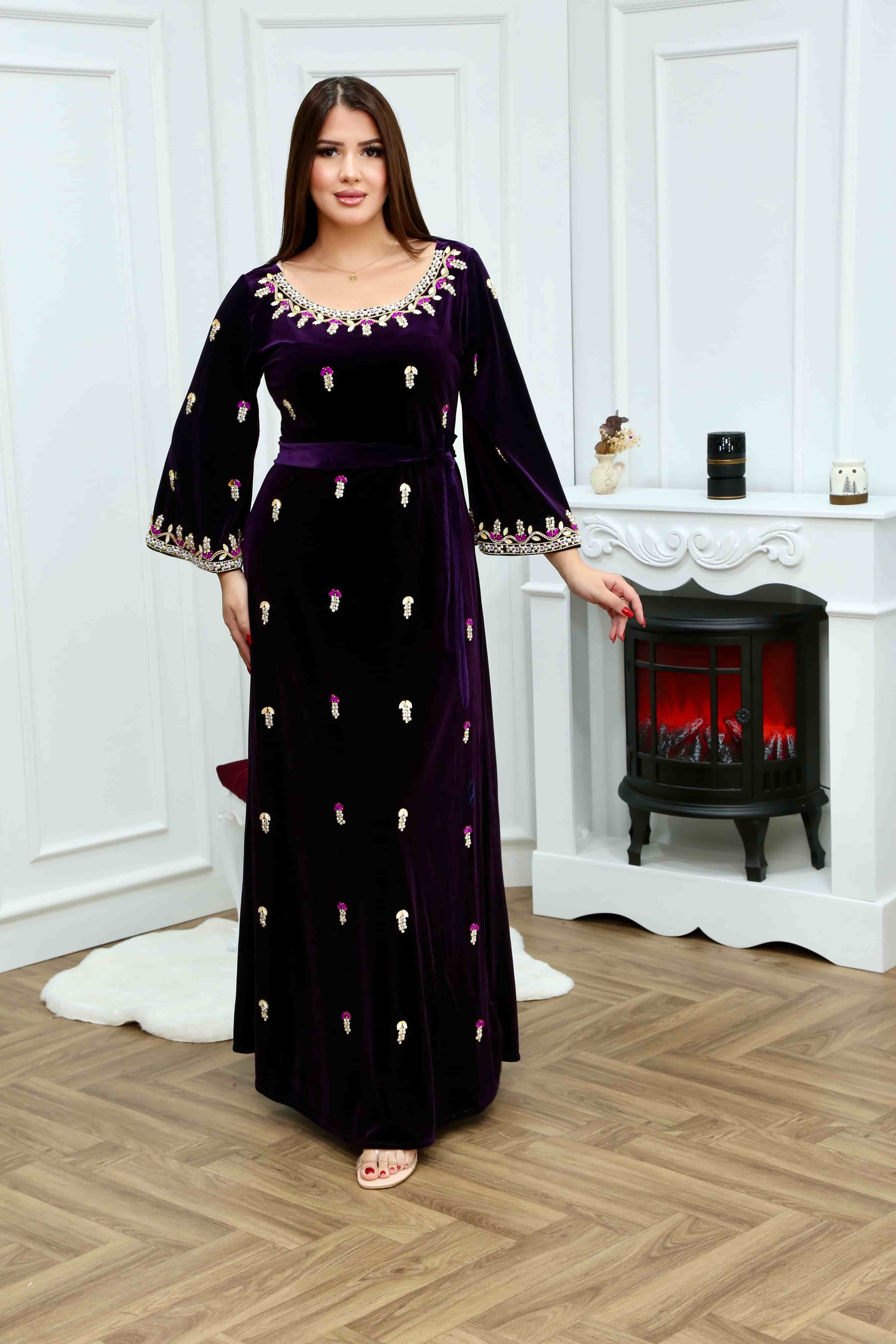 Mekhwar émirati en velour 788#