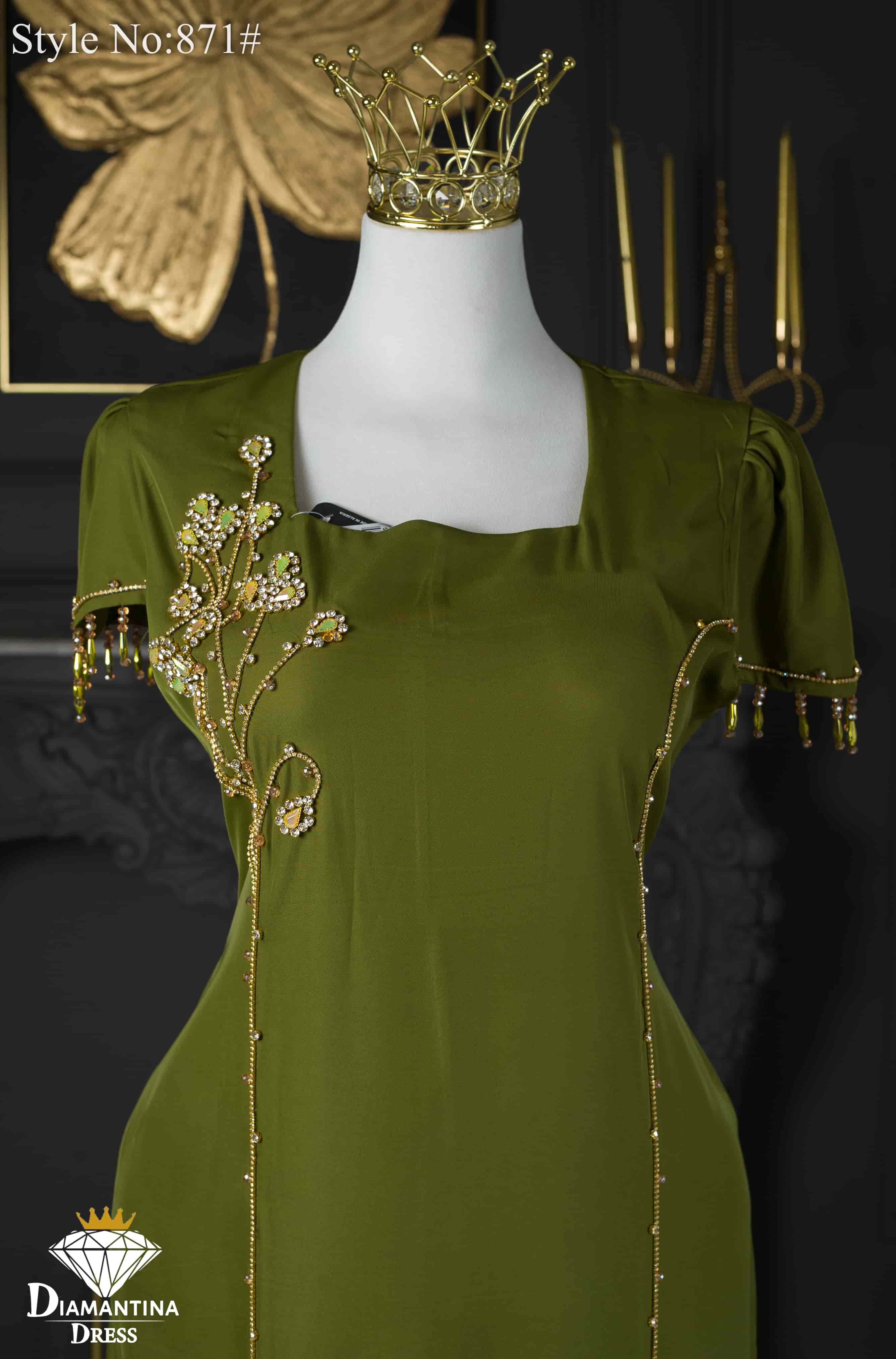 قندورة صيفية للمناسبات (كراب جوليا ) رقم 871