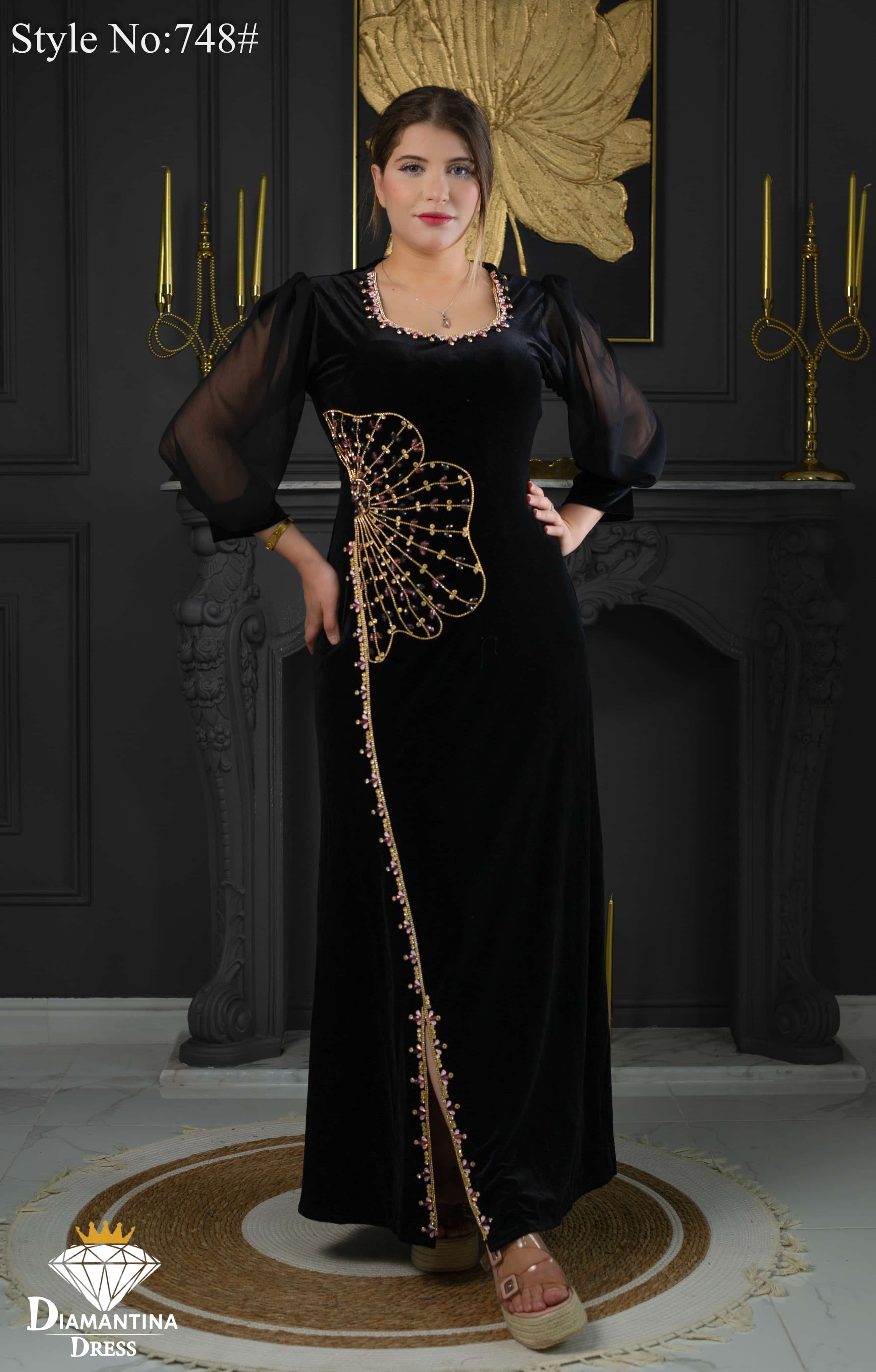 Robe fleur de chic 748#