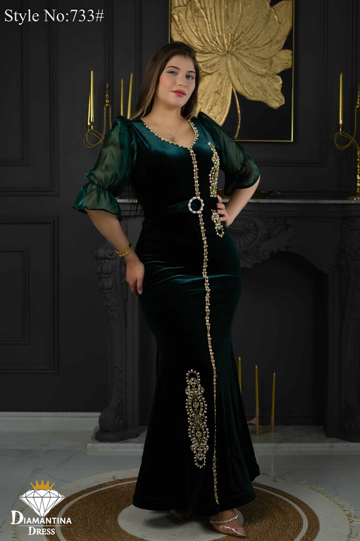 روب قطيفة فصالة حوتة رقم #733