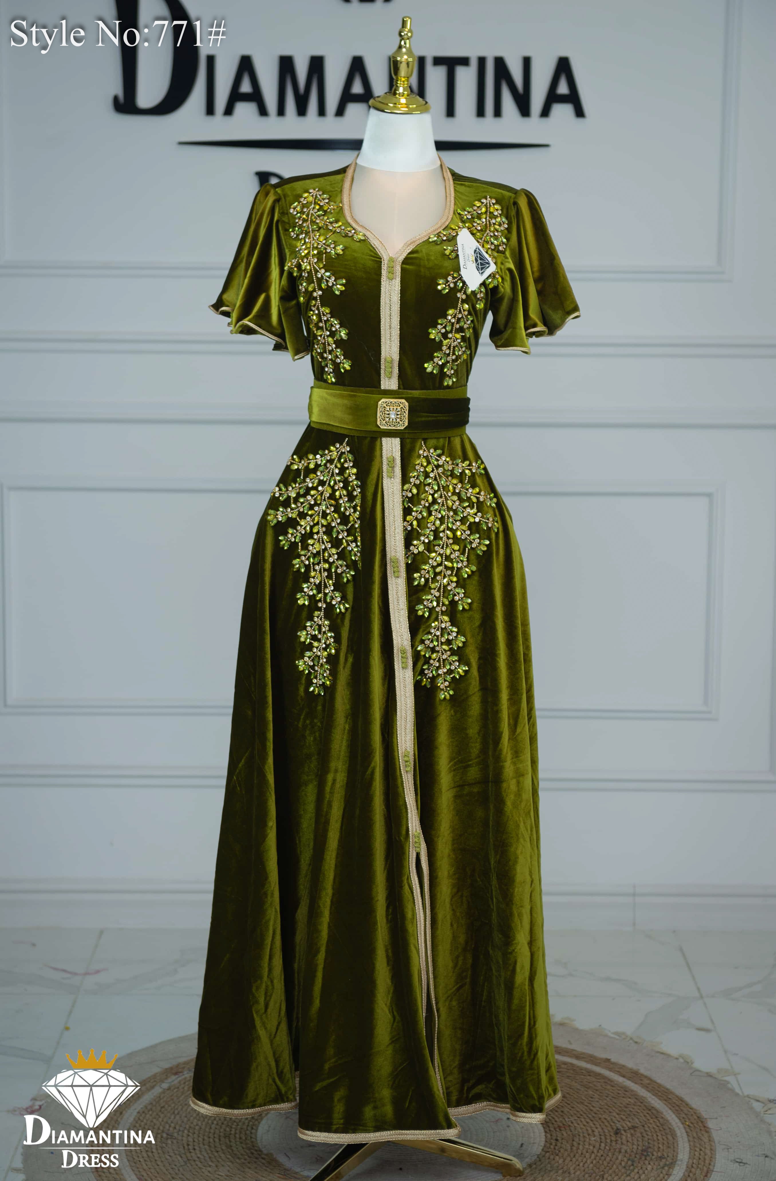 Robe kaftan cloche 771#