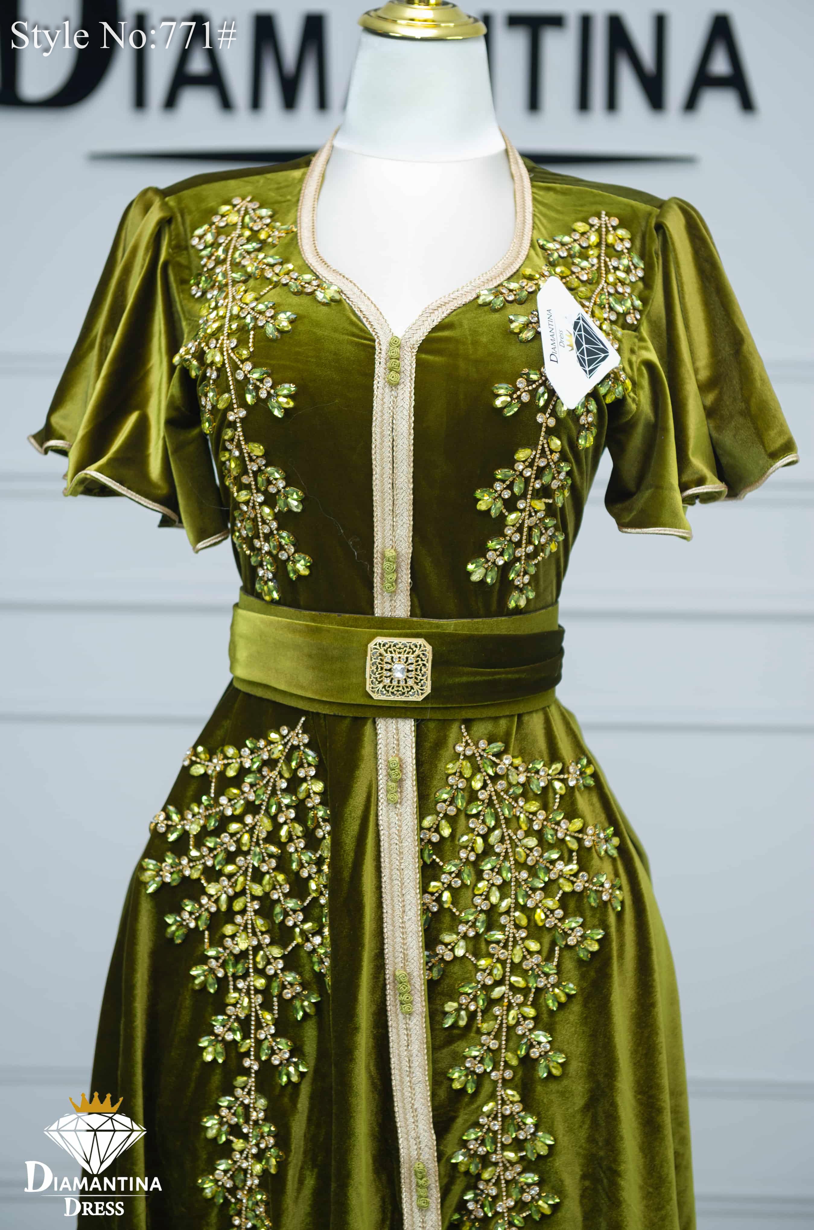 Robe kaftan cloche 771#