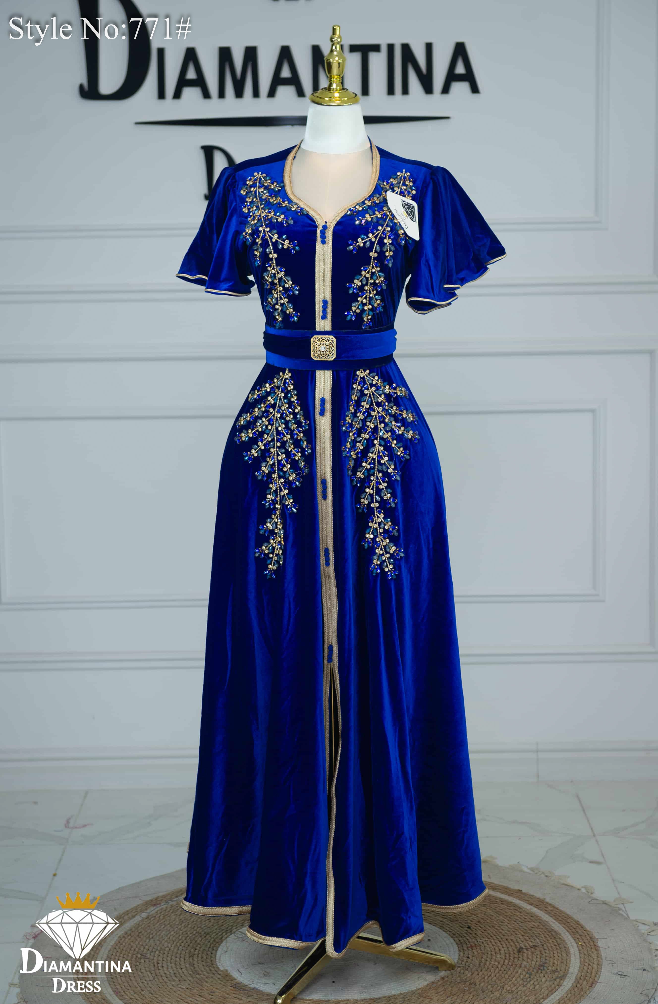 Robe kaftan cloche 771#