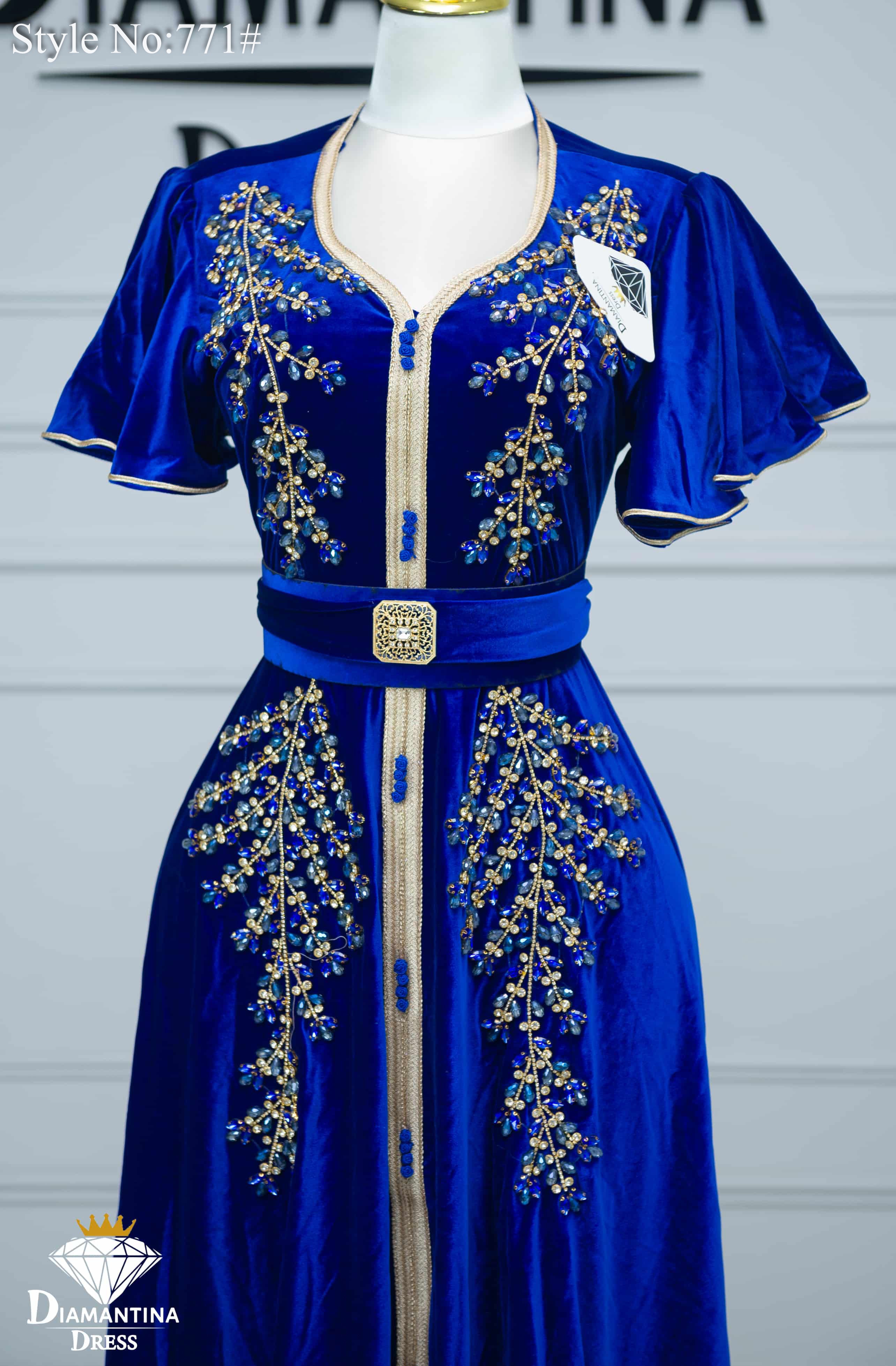 Robe kaftan cloche 771#