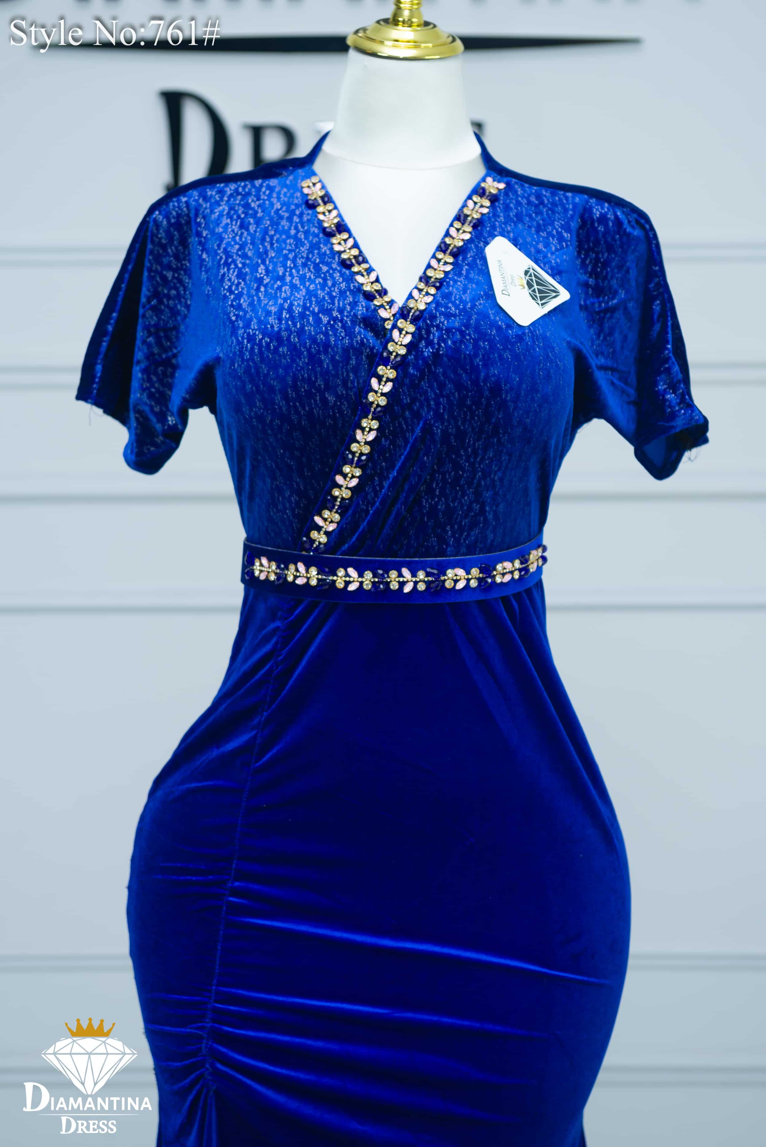 Robe cach-coeur soirée 761#