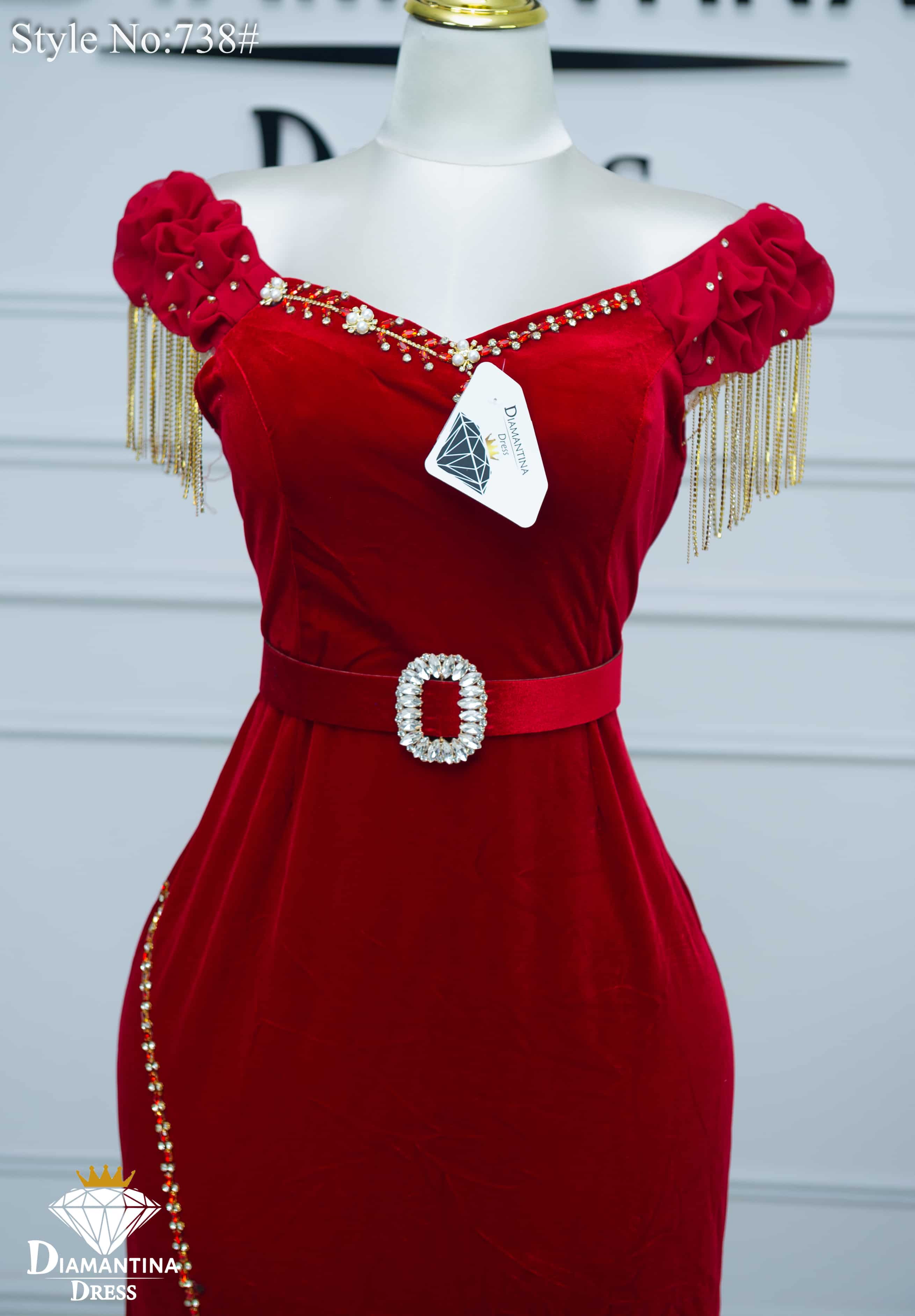 Robe de soirée 738#