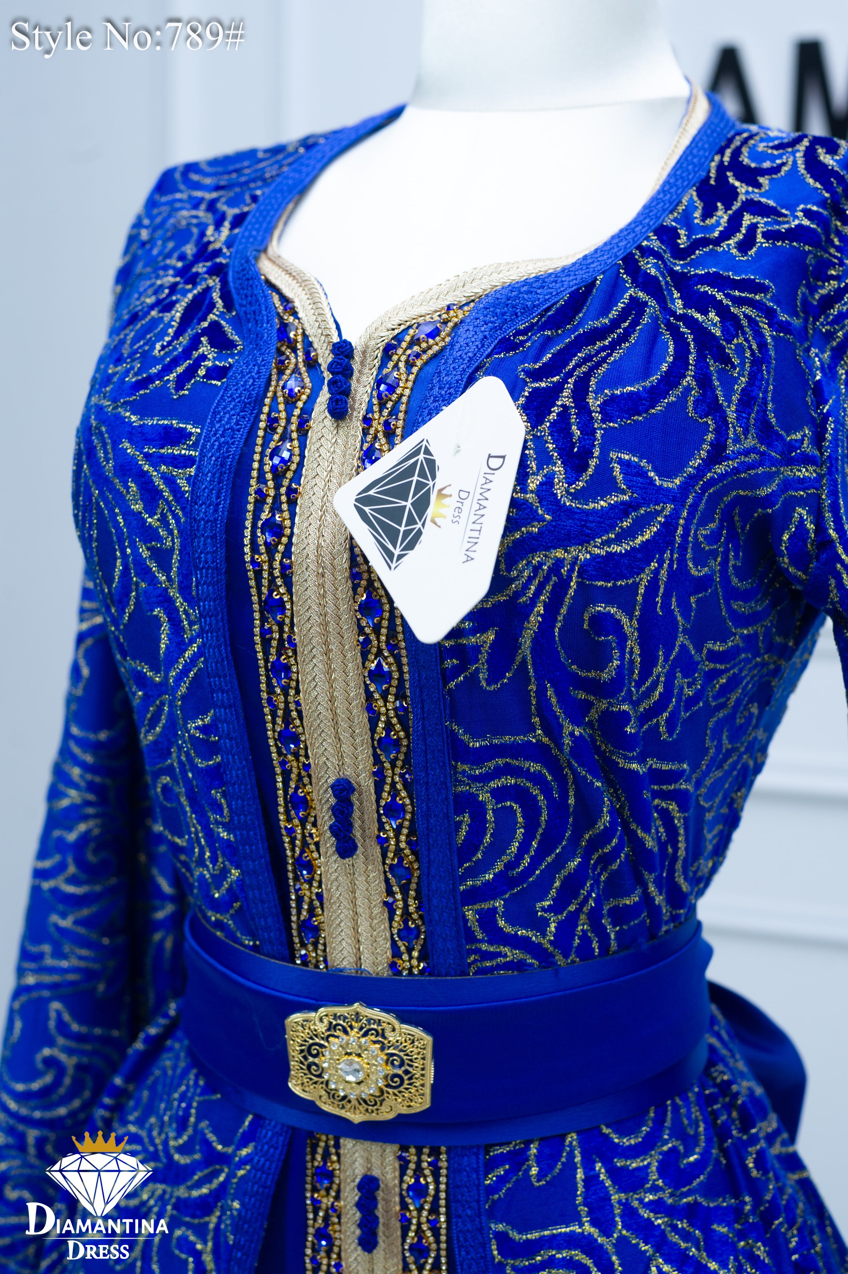 789 قفطان قطعتين قطيفة الهوى رقم