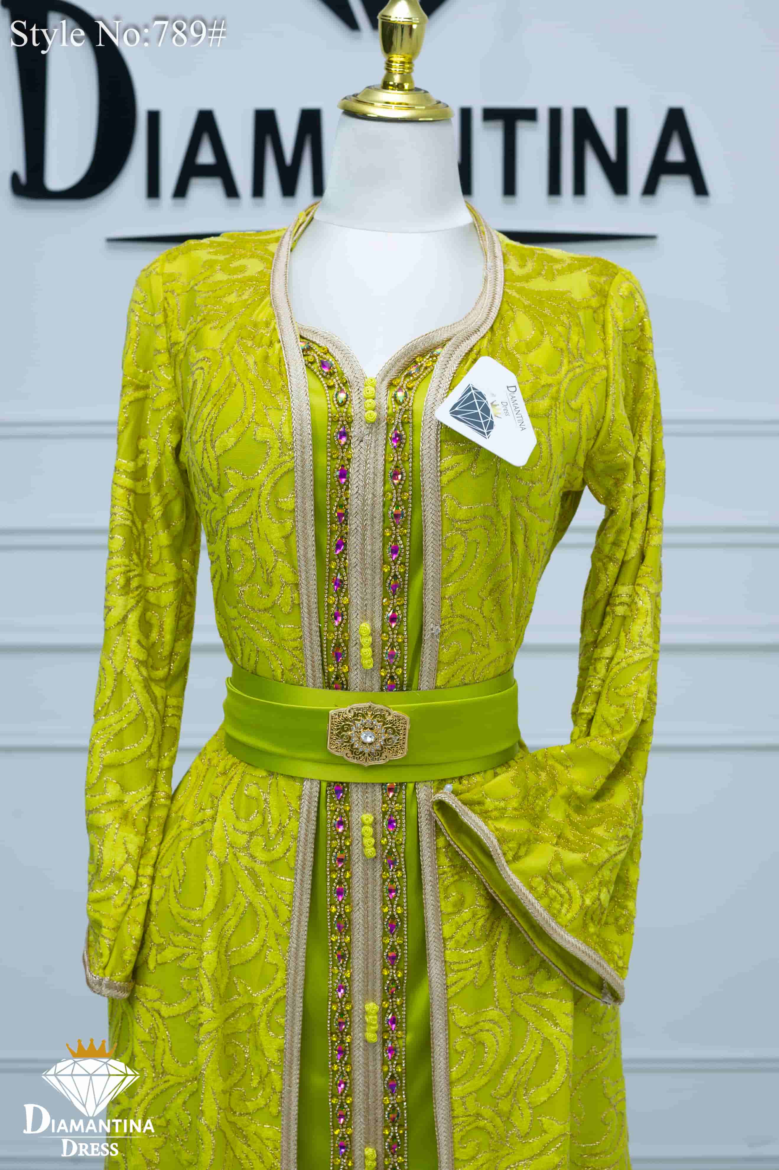 789 قفطان قطعتين قطيفة الهوى رقم