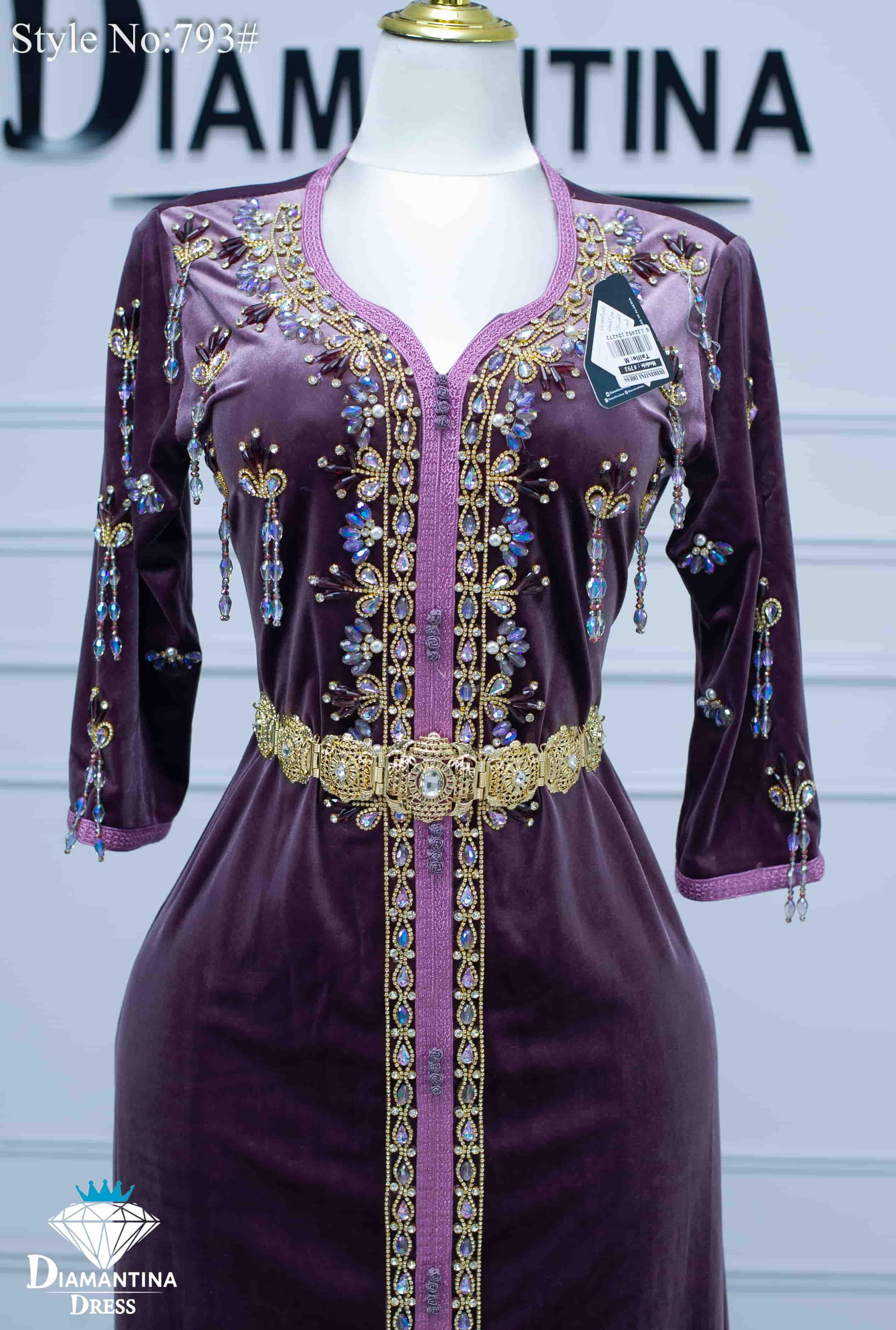 793 قفطان بقصة ايفازي رقم