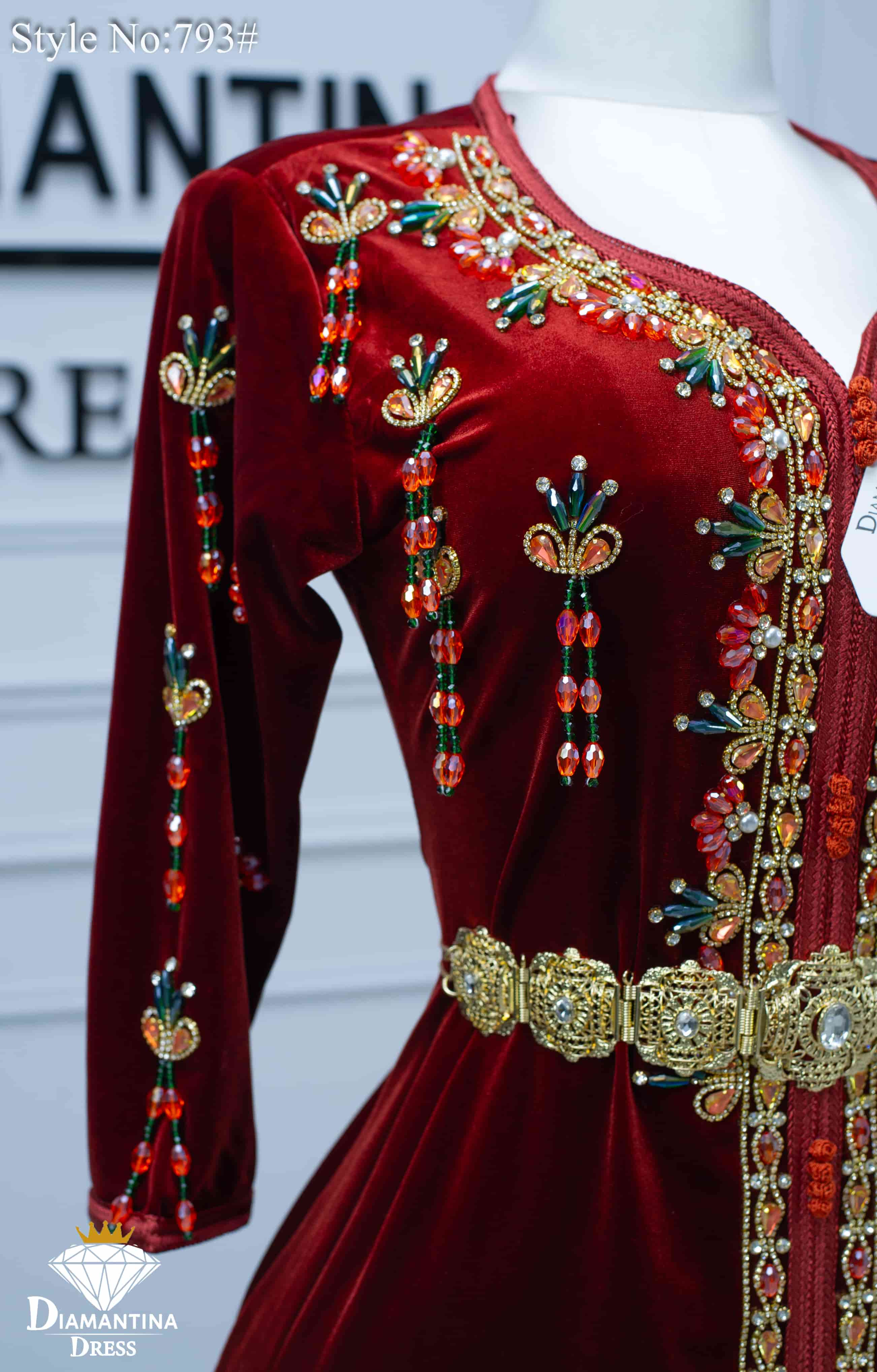 793 قفطان بقصة ايفازي رقم