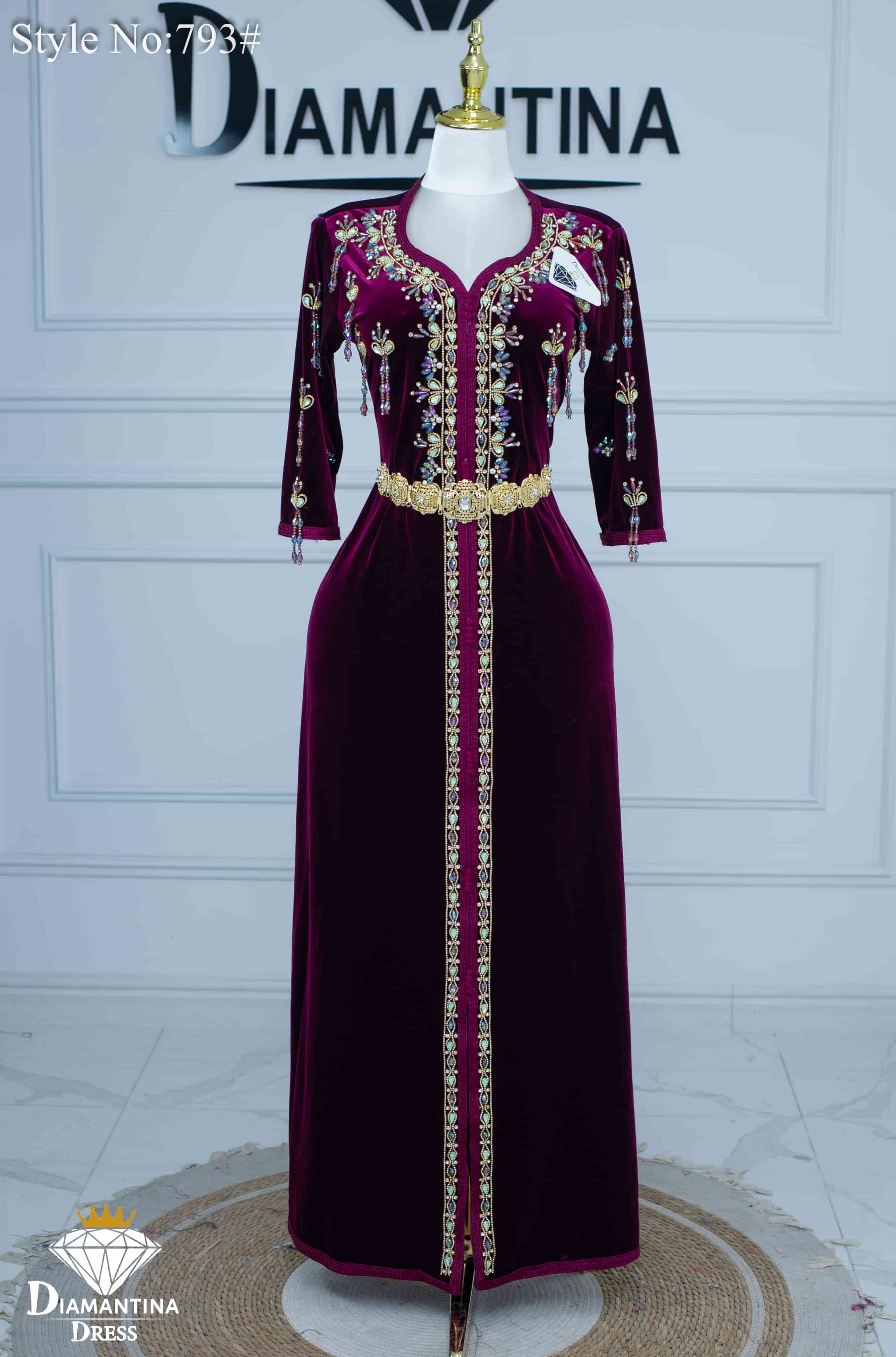 793 قفطان بقصة ايفازي رقم