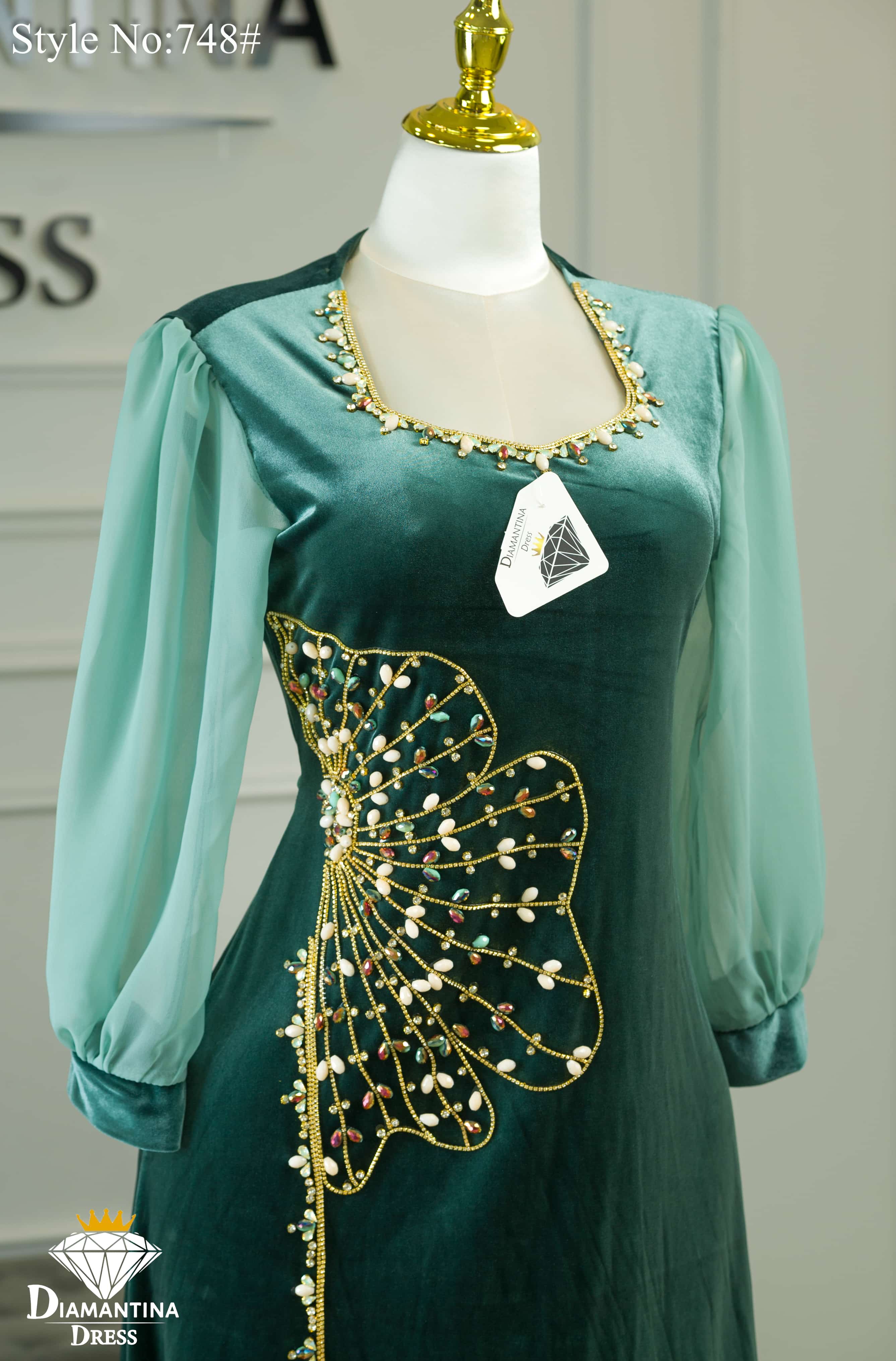 Robe fleur de chic 748#