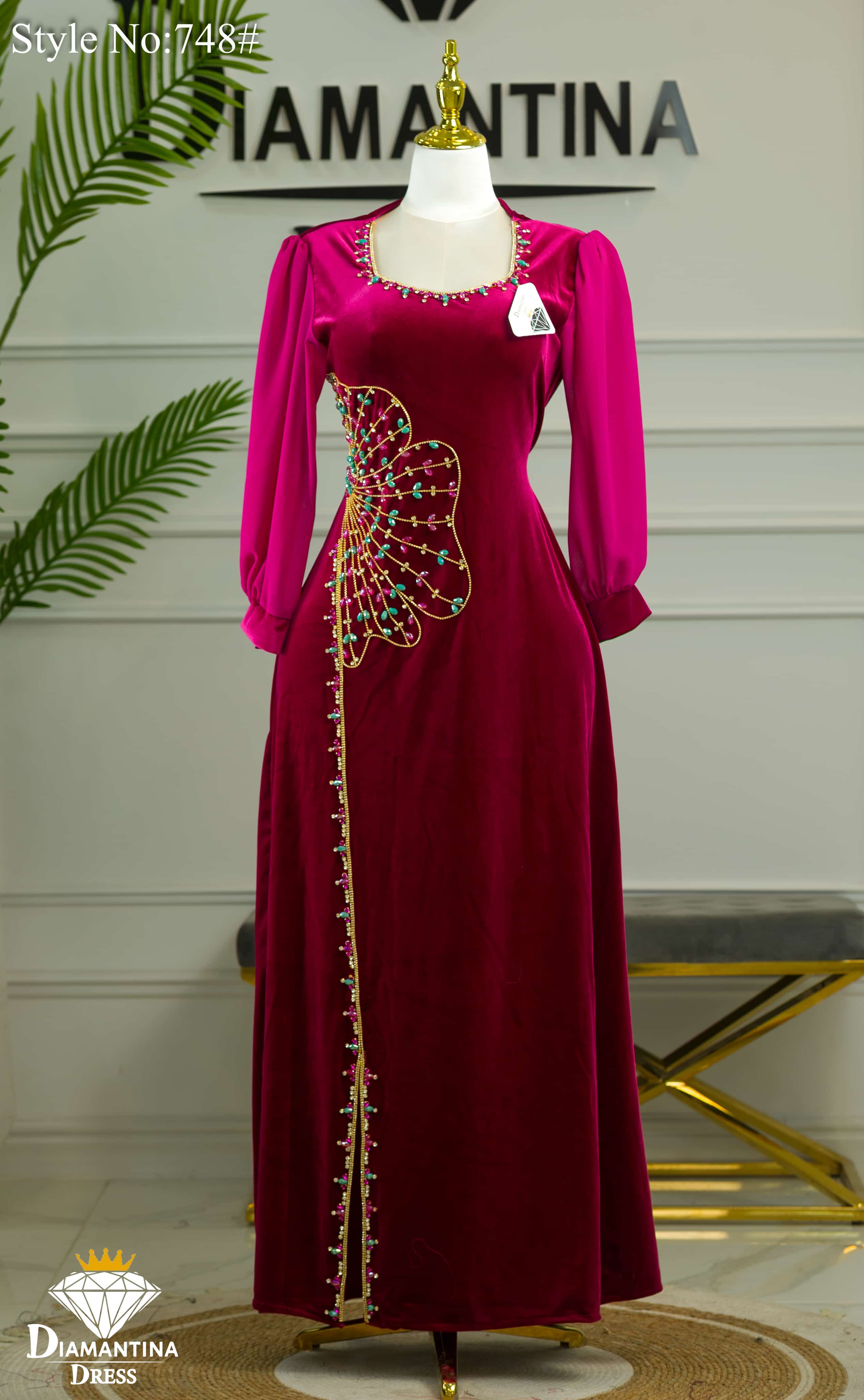 Robe fleur de chic 748#