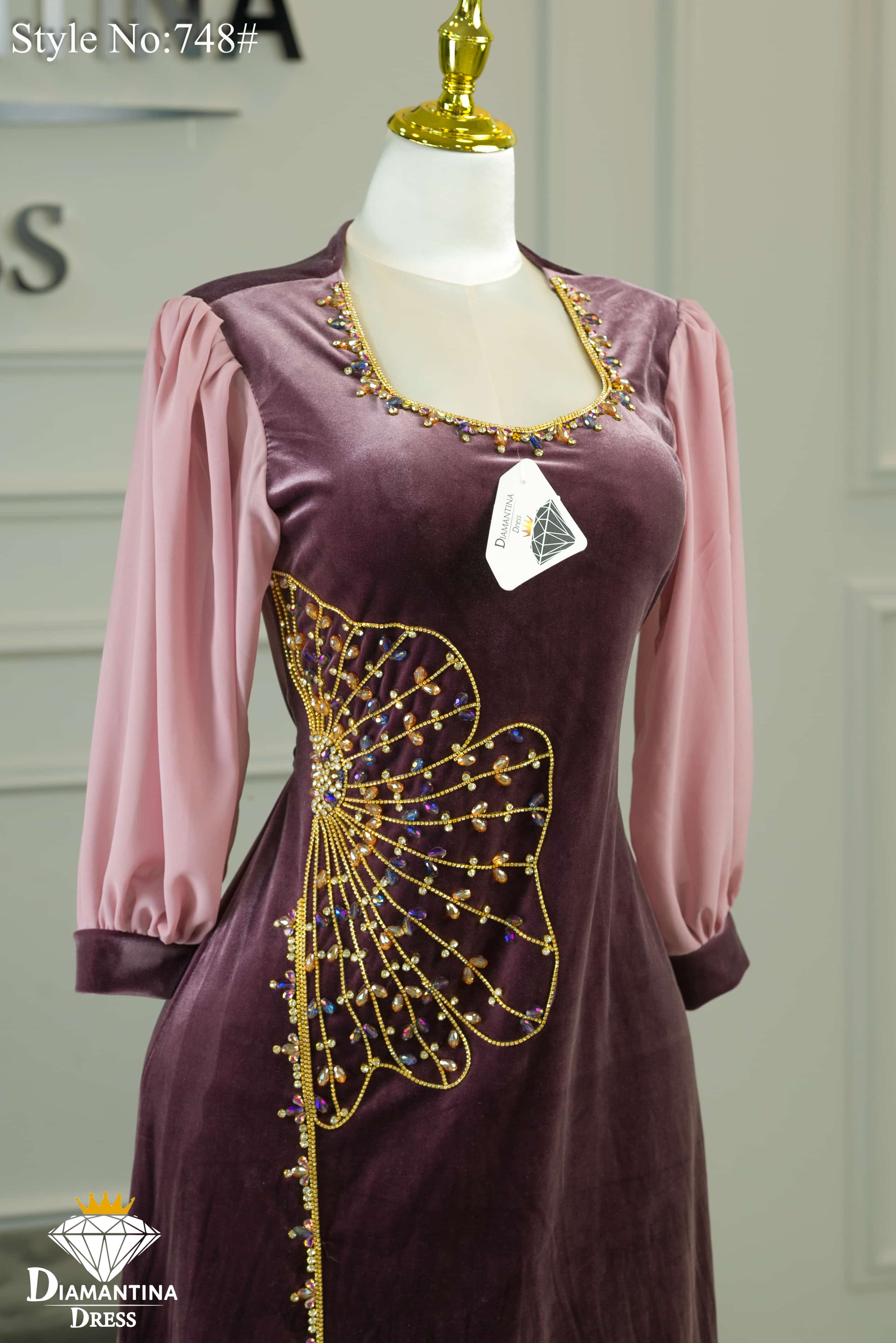 Robe fleur de chic 748#