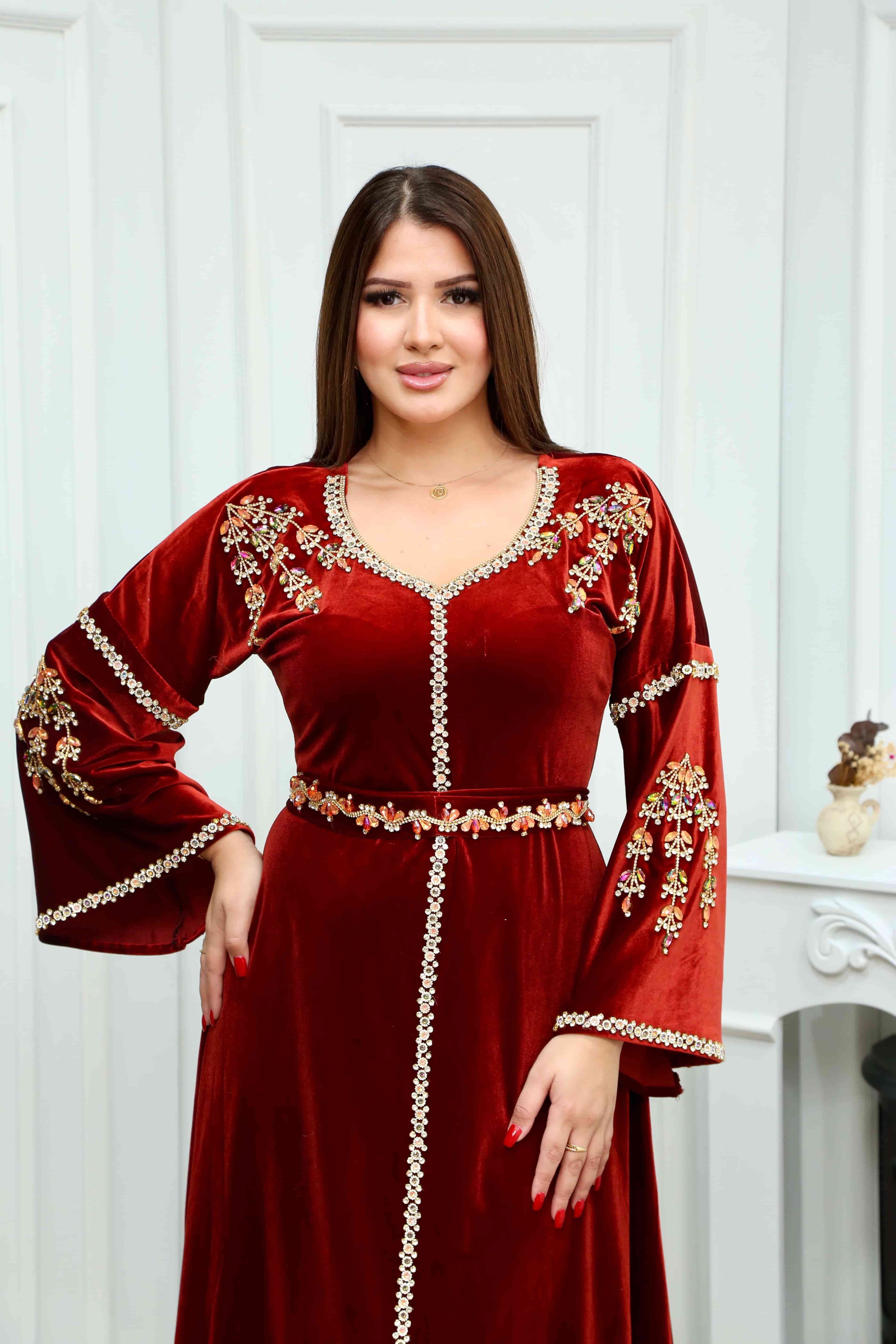 Gandoura évasé + manch djebli 728