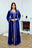 Caftan évasé en velour 767#