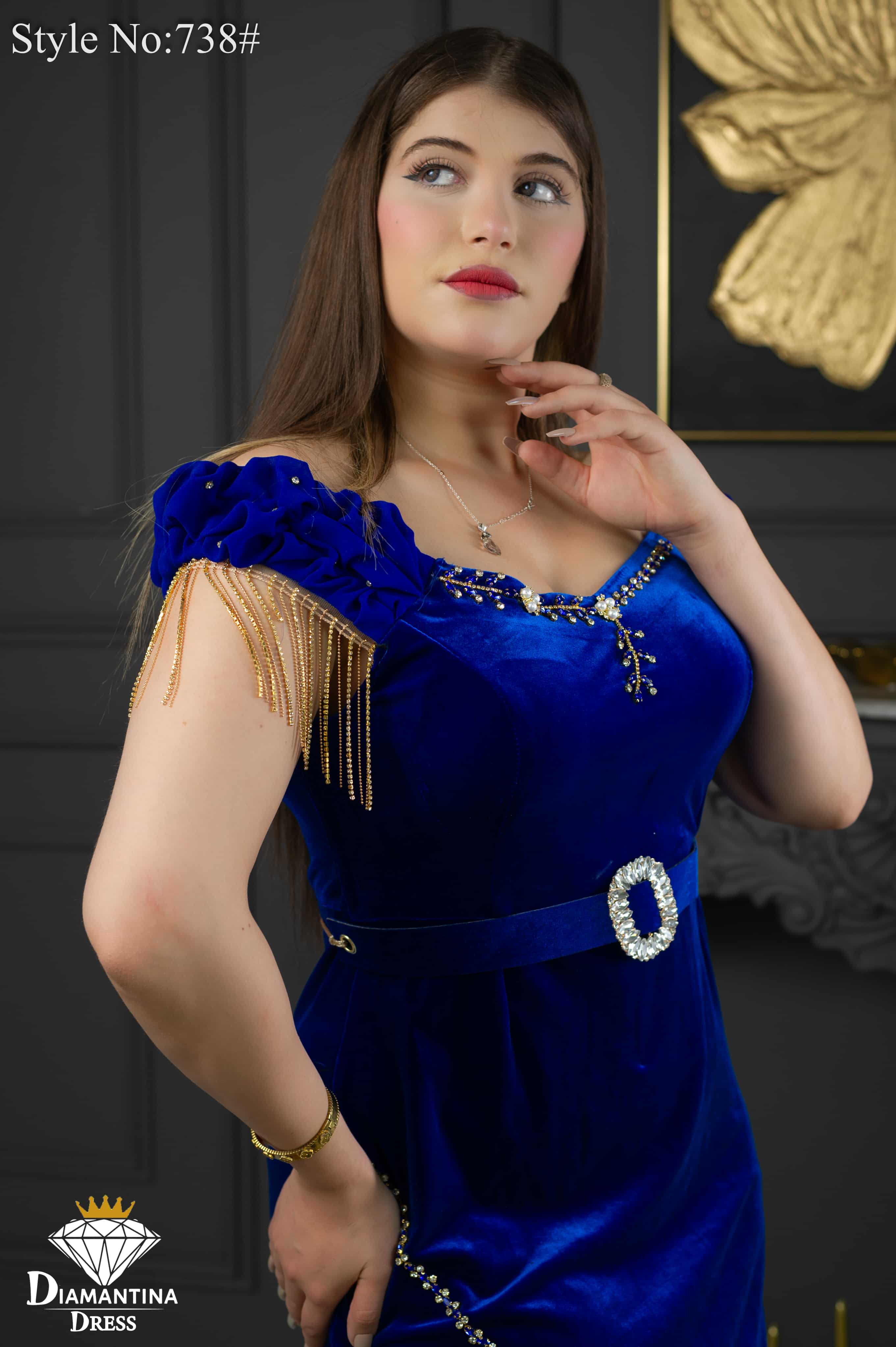 Robe de soirée  738#