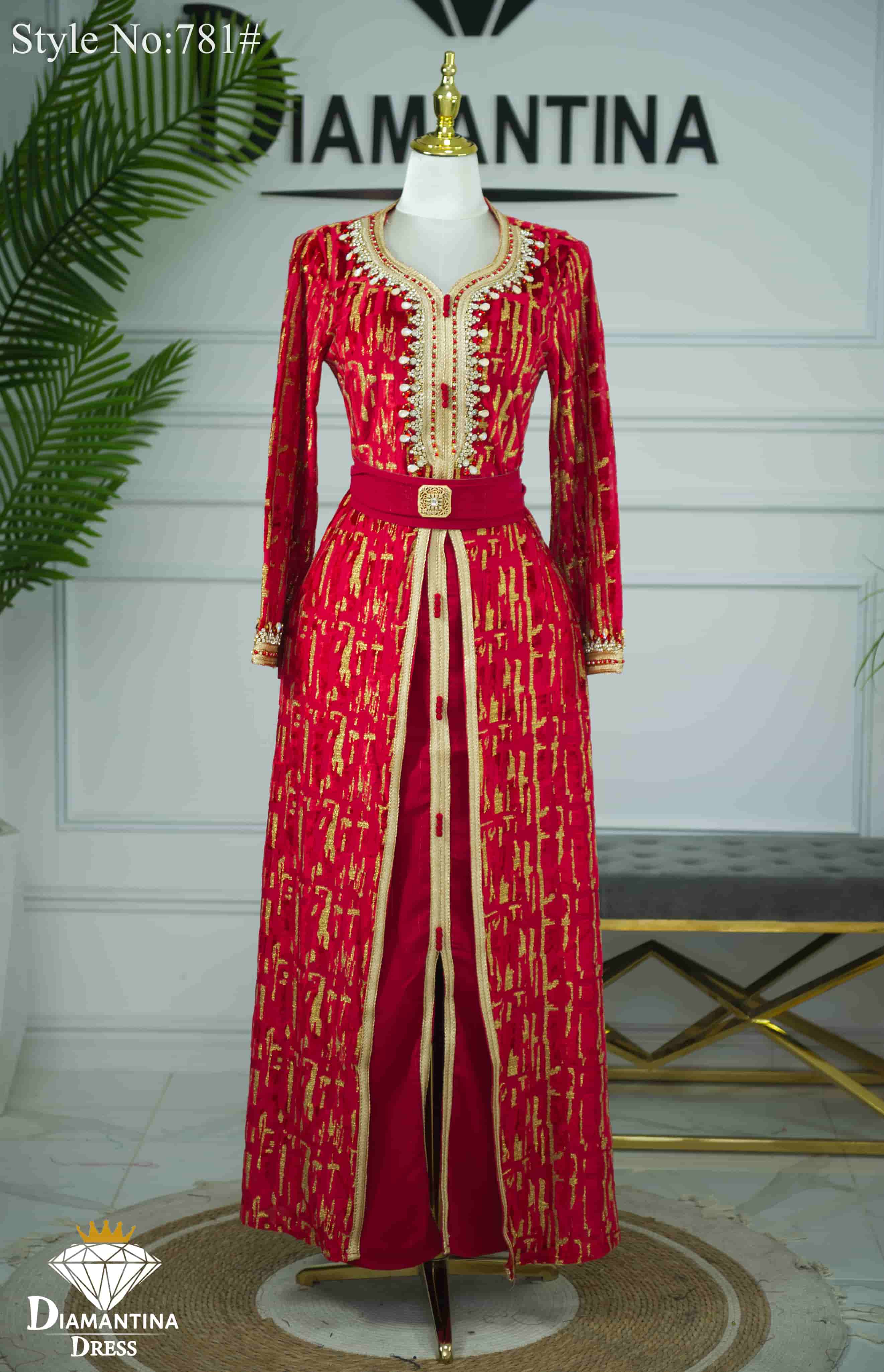 Kaftan 2 pieces katifa lahwa 781#