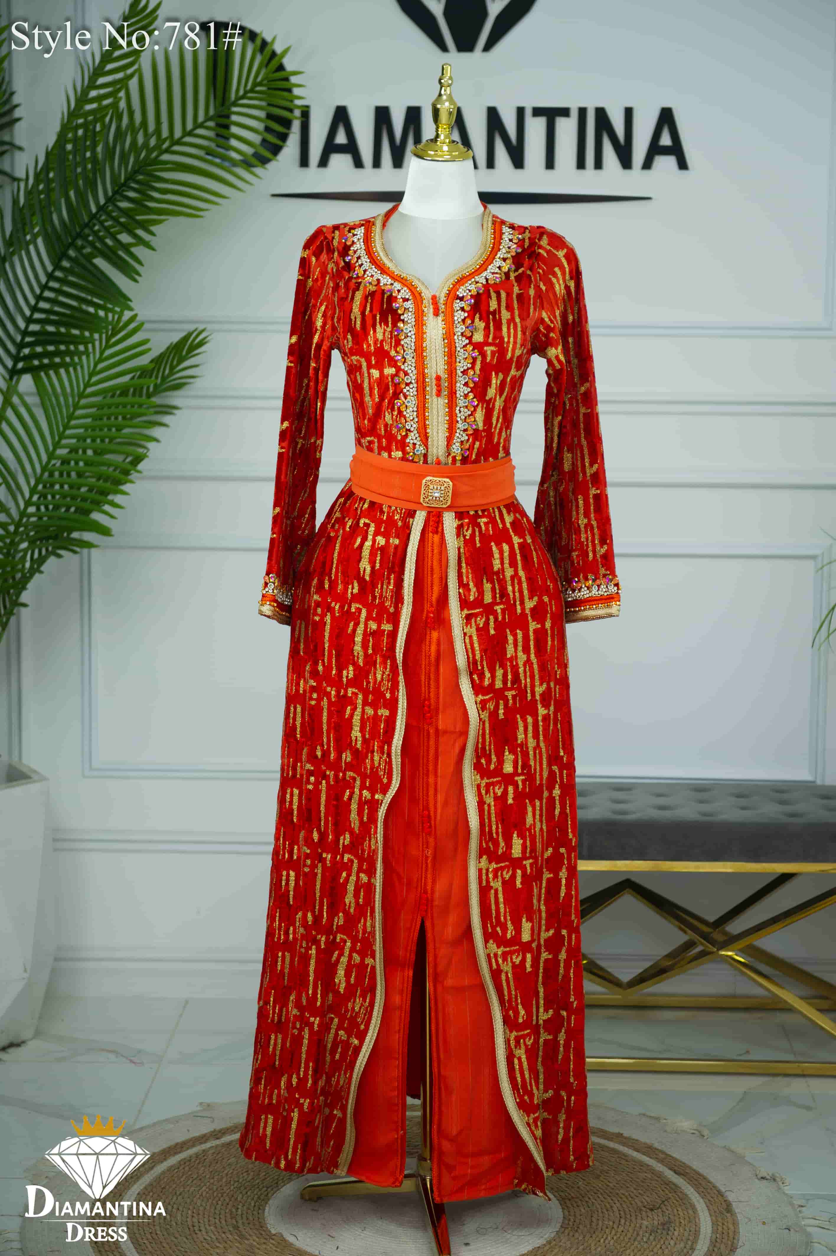 Kaftan 2 pieces katifa lahwa 781#