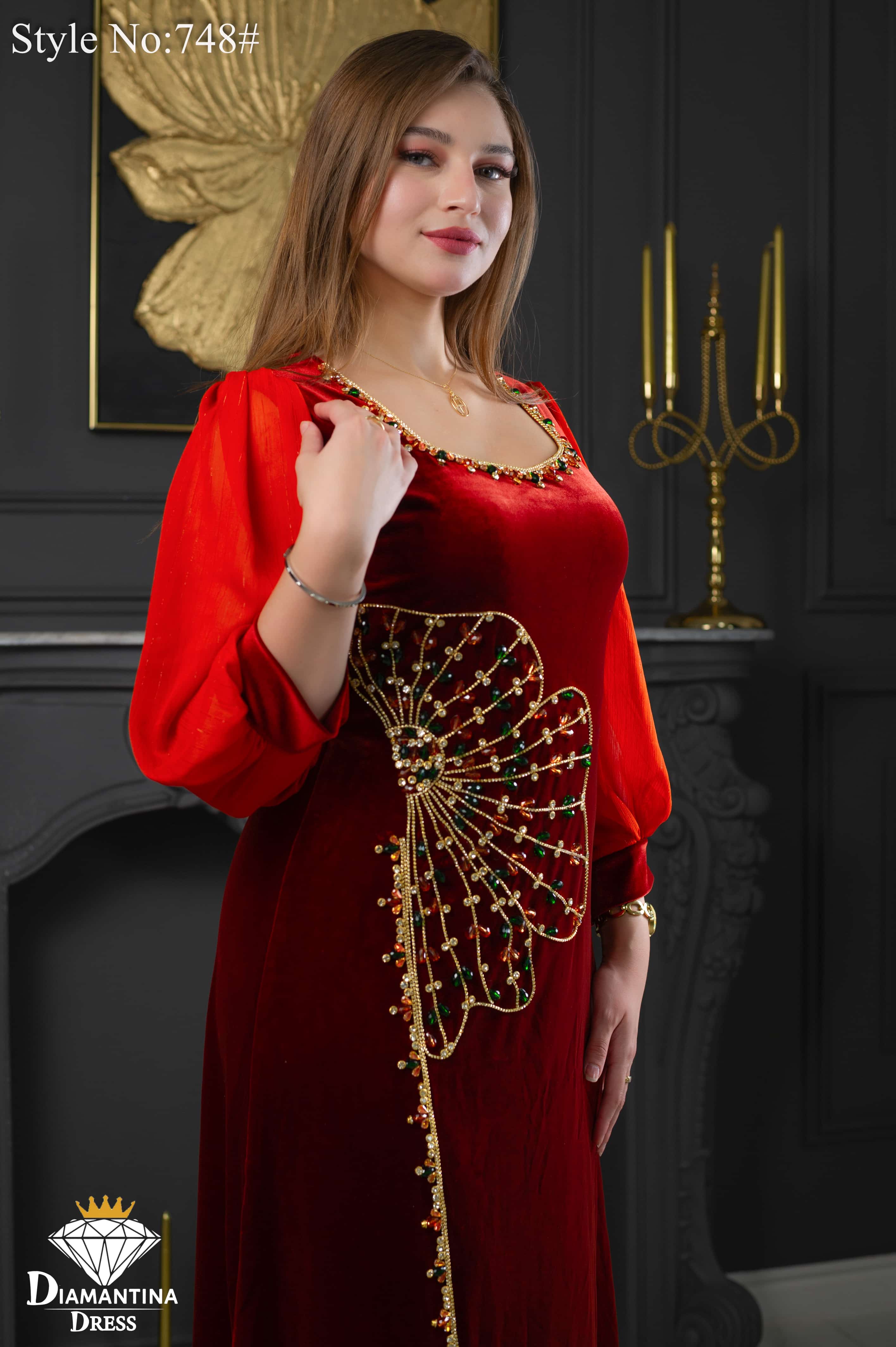 Robe fleur de chic 748#