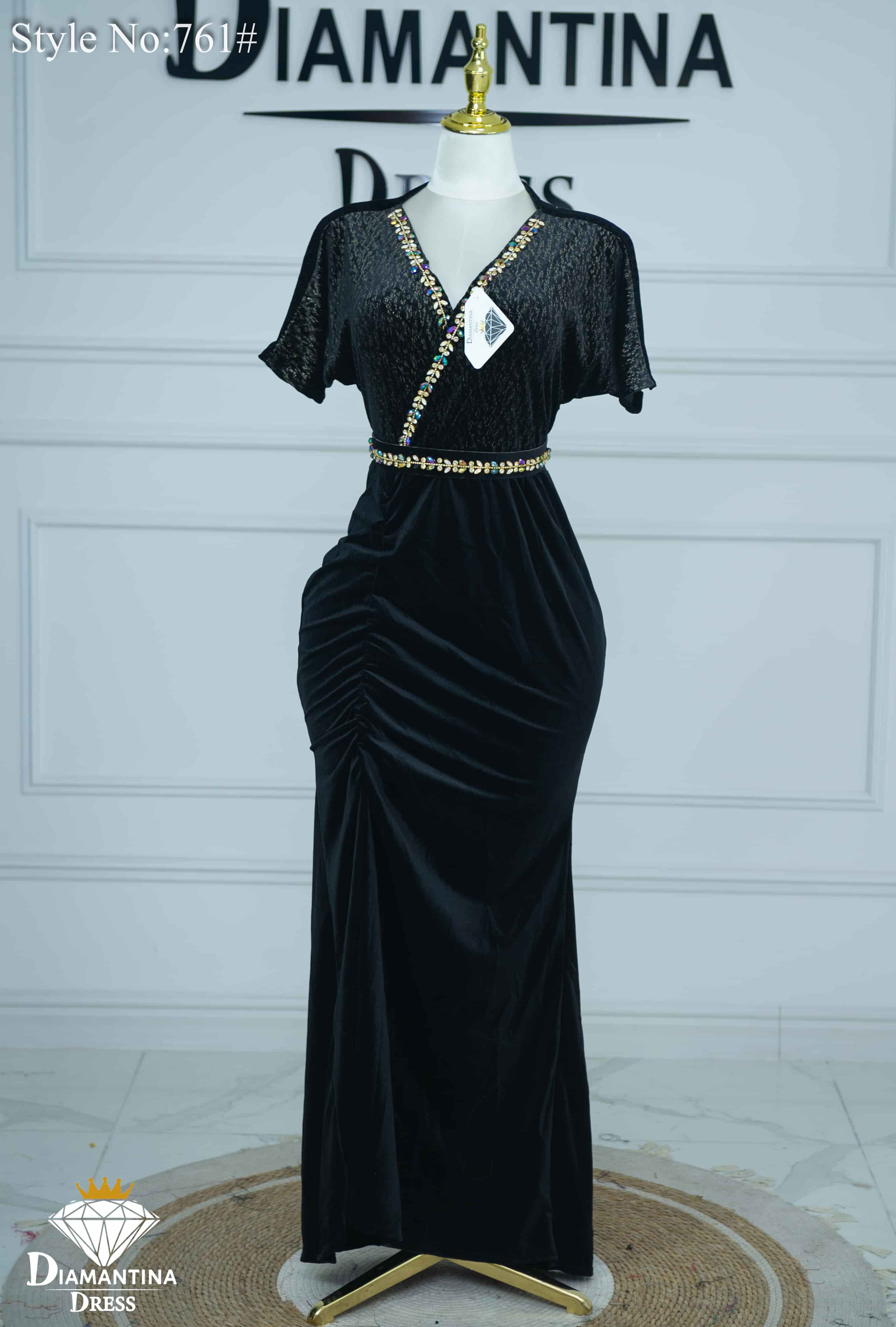 Robe cach-coeur soirée 761#