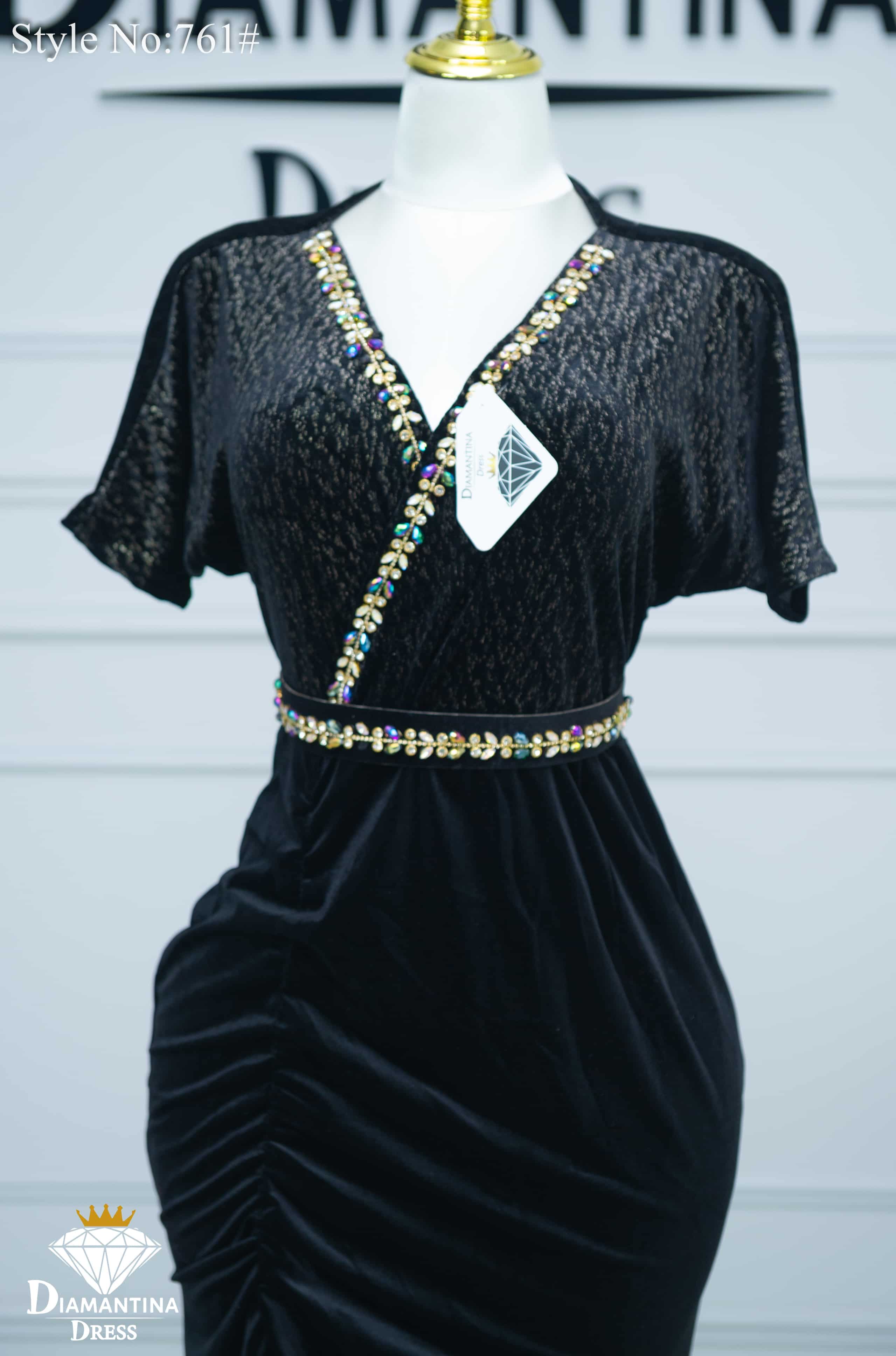 Robe cach-coeur soirée 761#