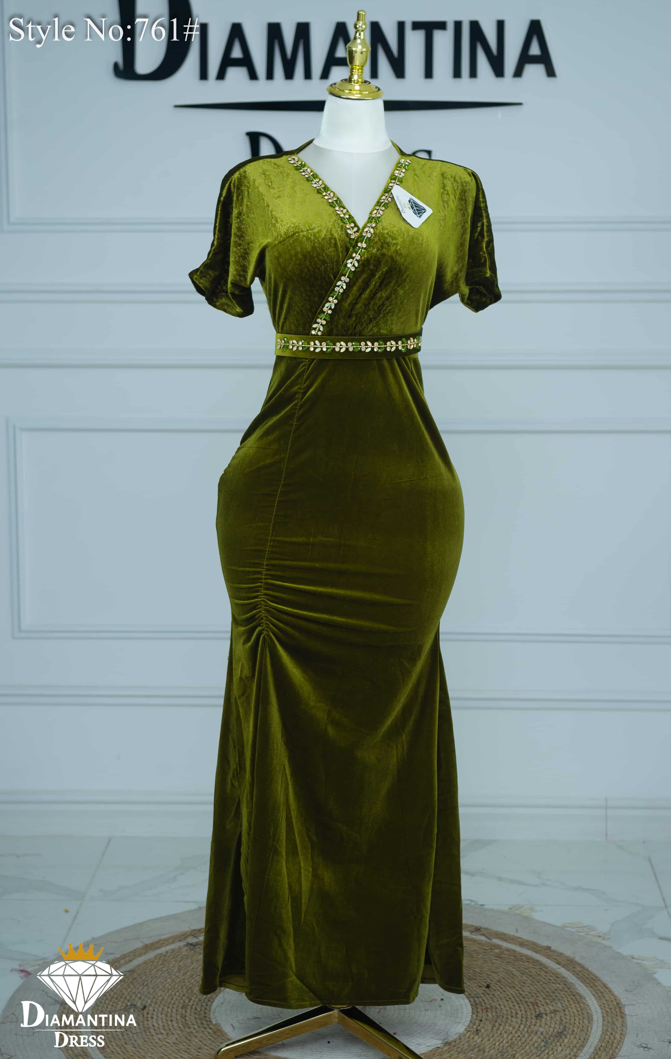 Robe cach-coeur soirée 761#