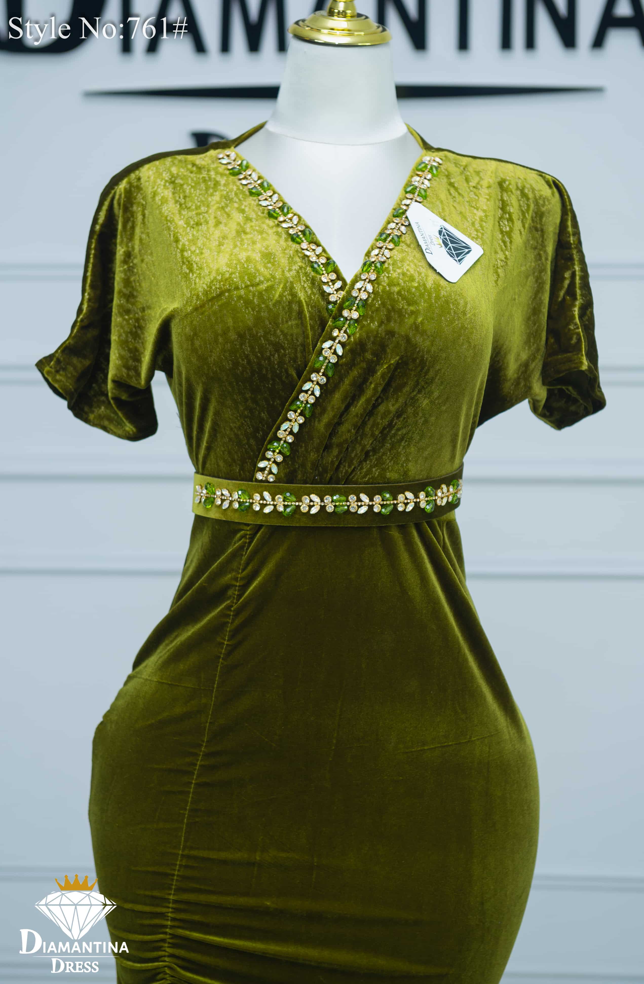 Robe cach-coeur soirée 761#