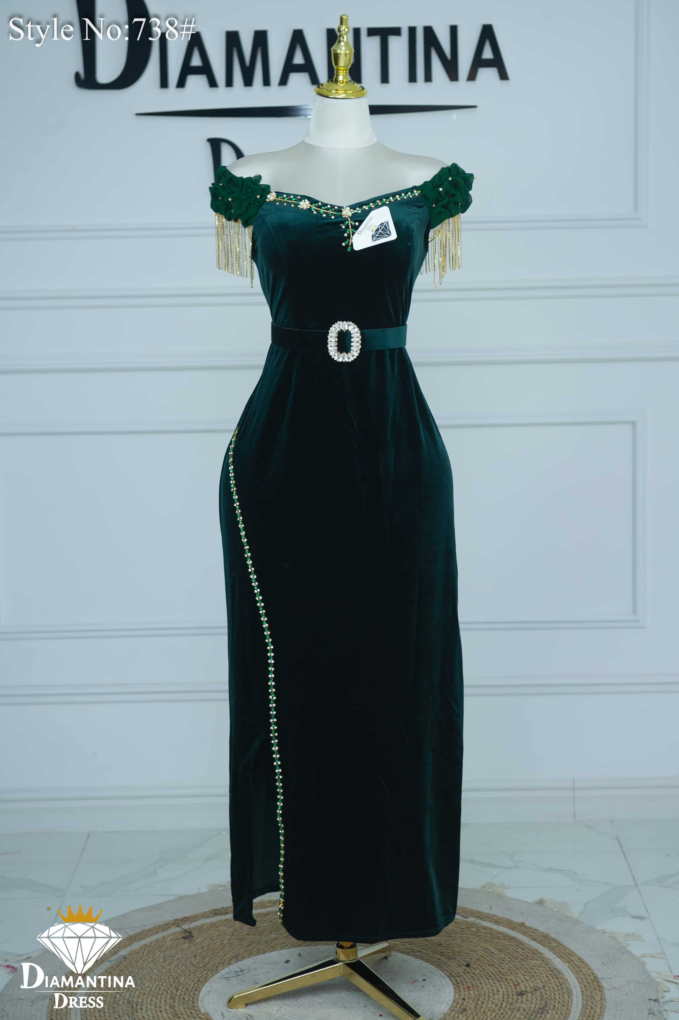 Robe de soirée  738#