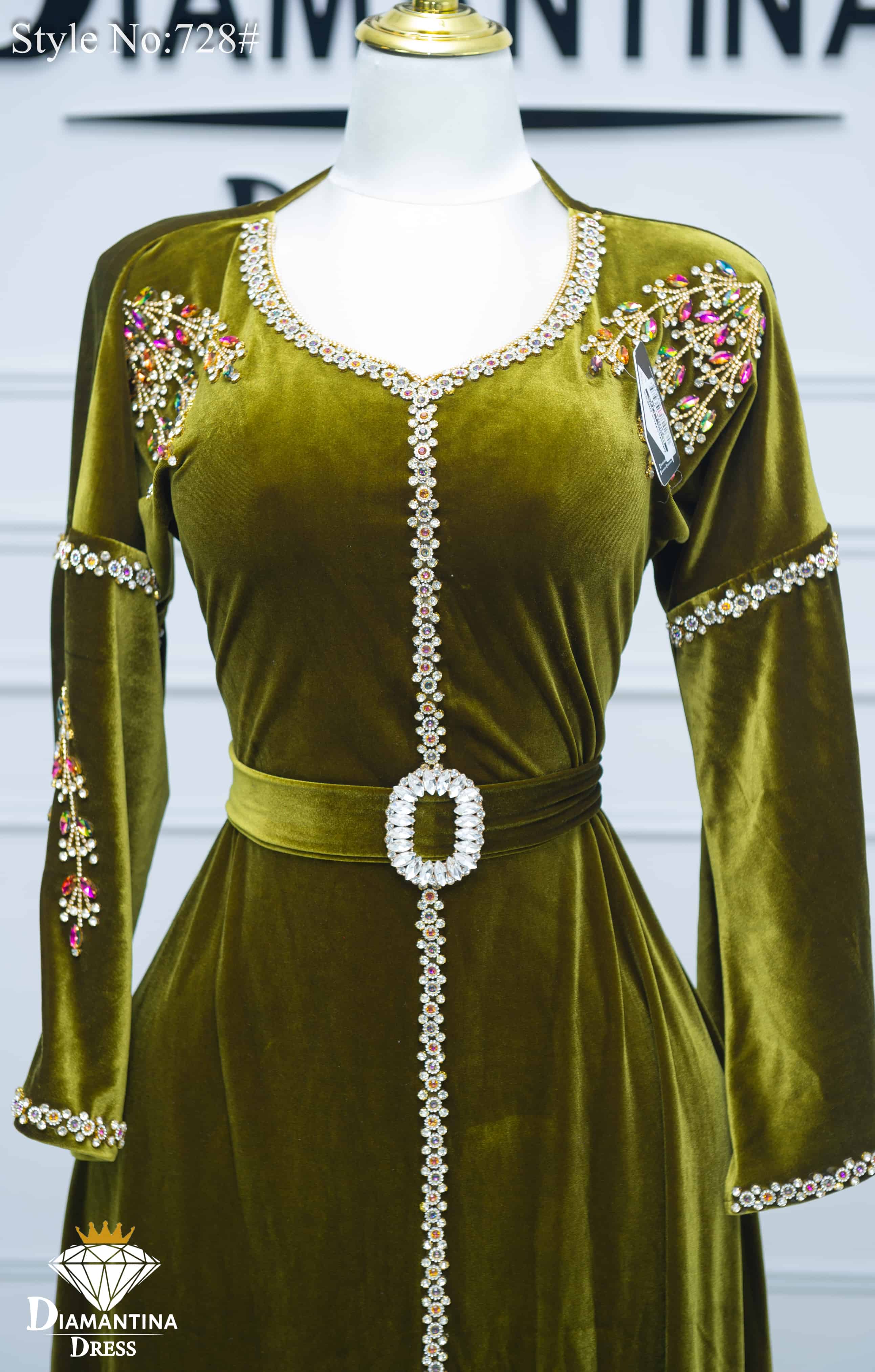 Gandoura évasé + manch djebli 728