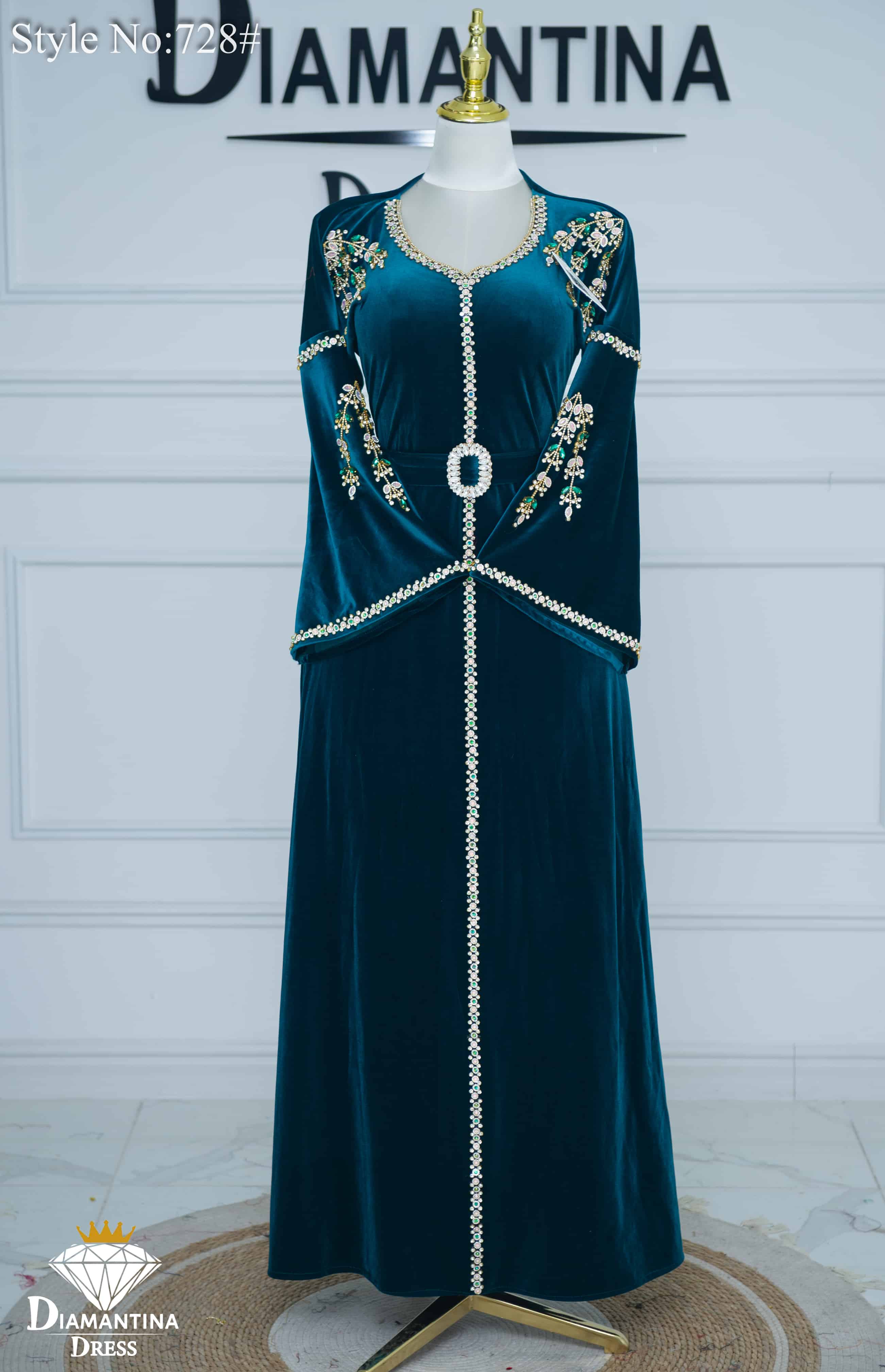 Gandoura évasé + manch djebli 728