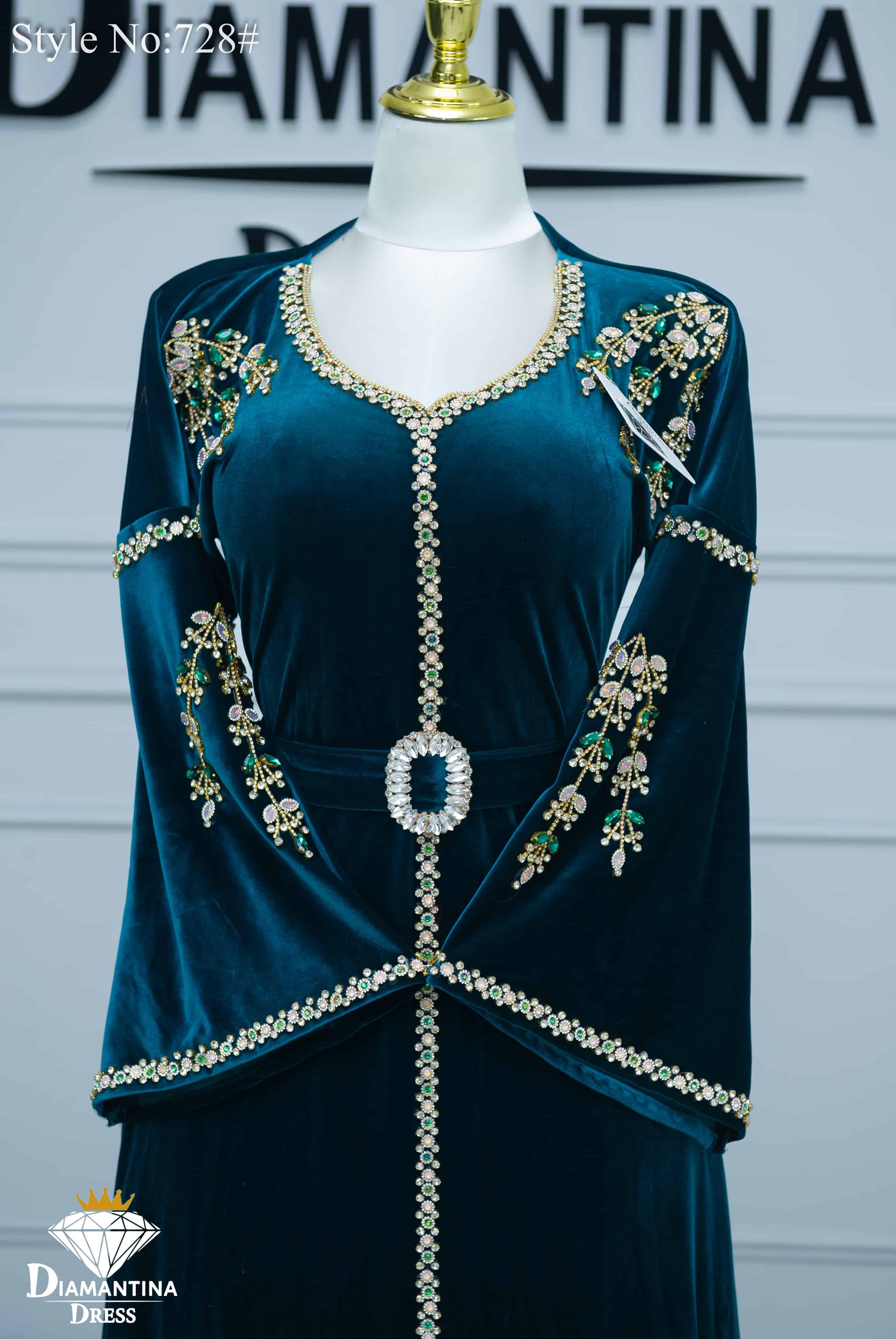 Gandoura évasé + manch djebli 728