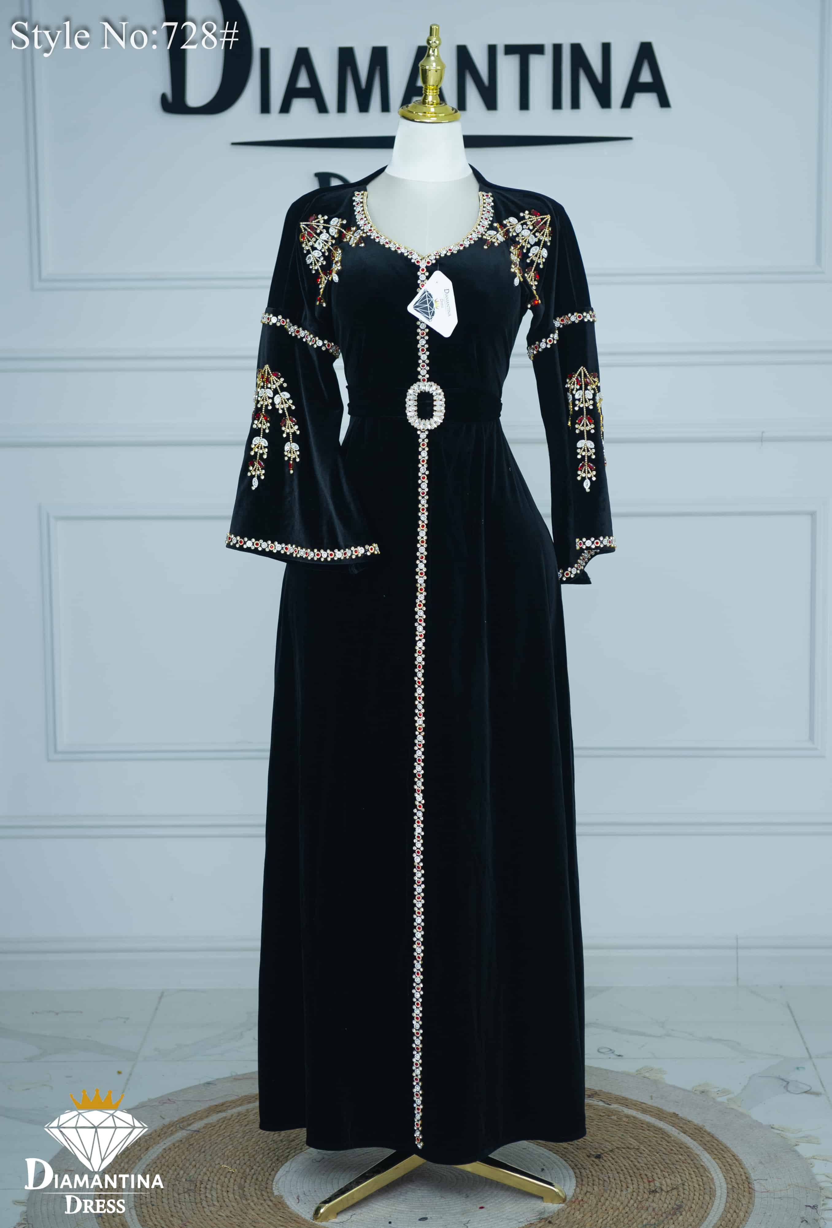 Gandoura évasé + manch djebli 728