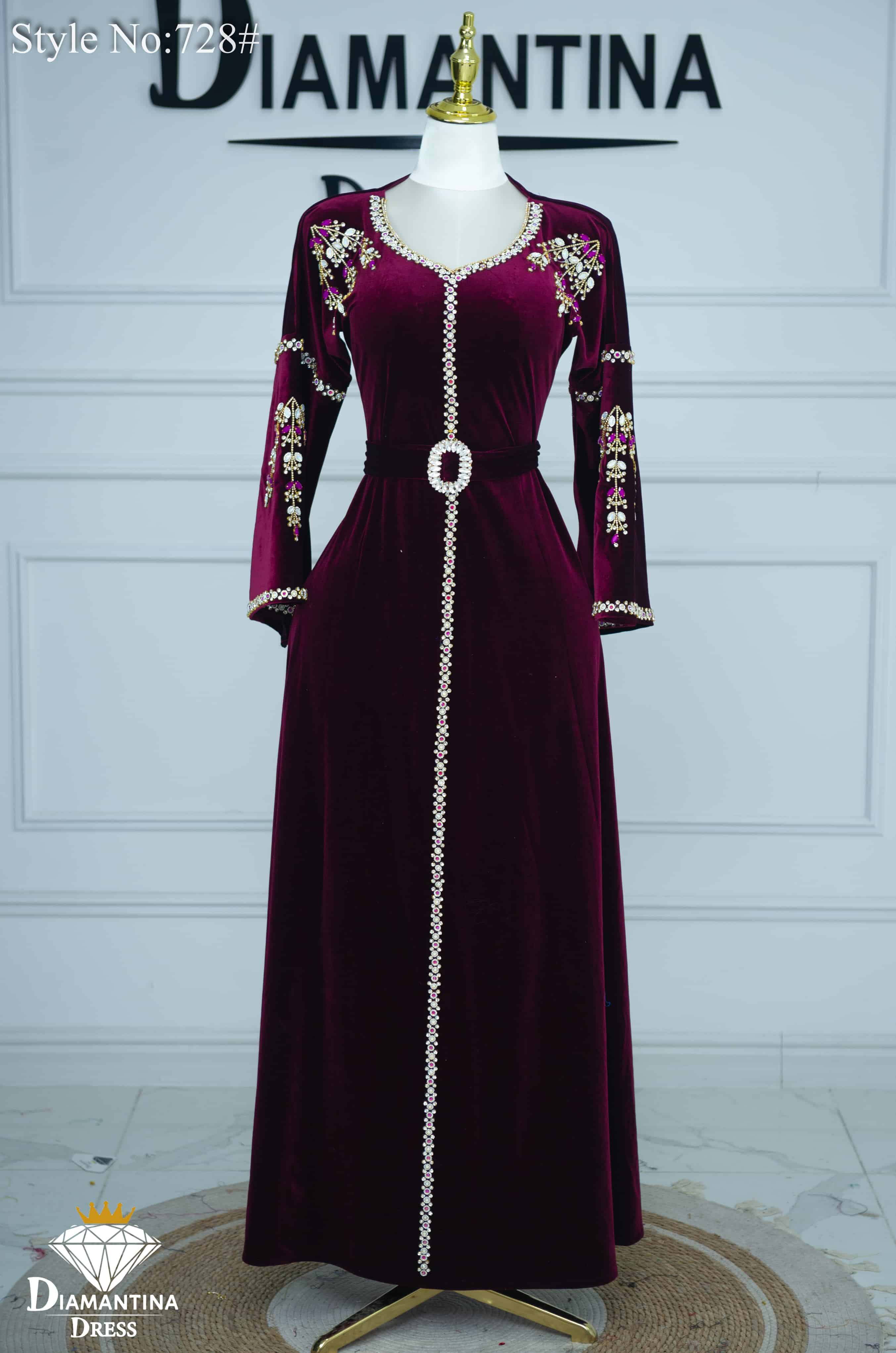 Gandoura évasé + manch djebli 728