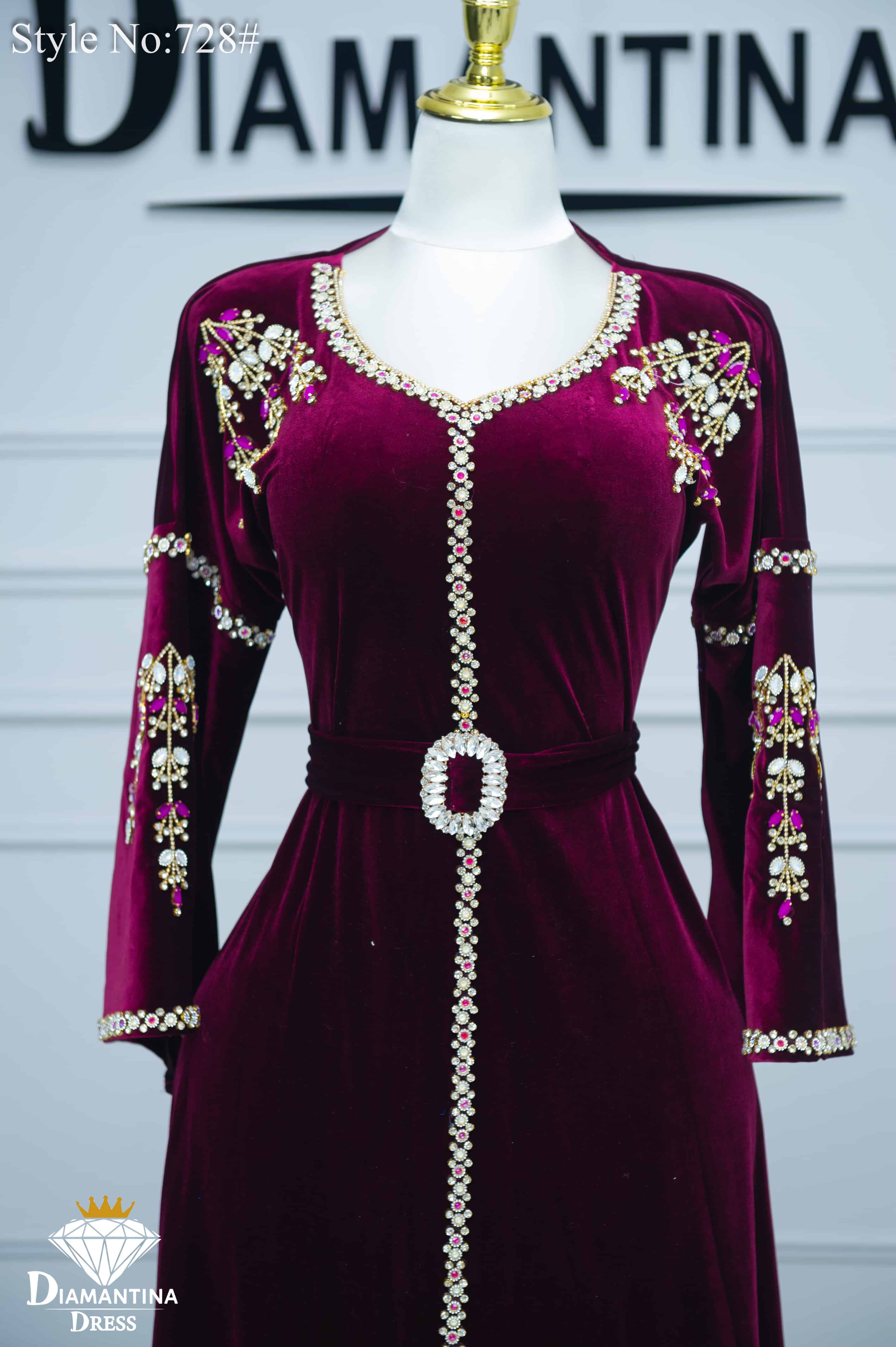 Gandoura évasé + manch djebli 728