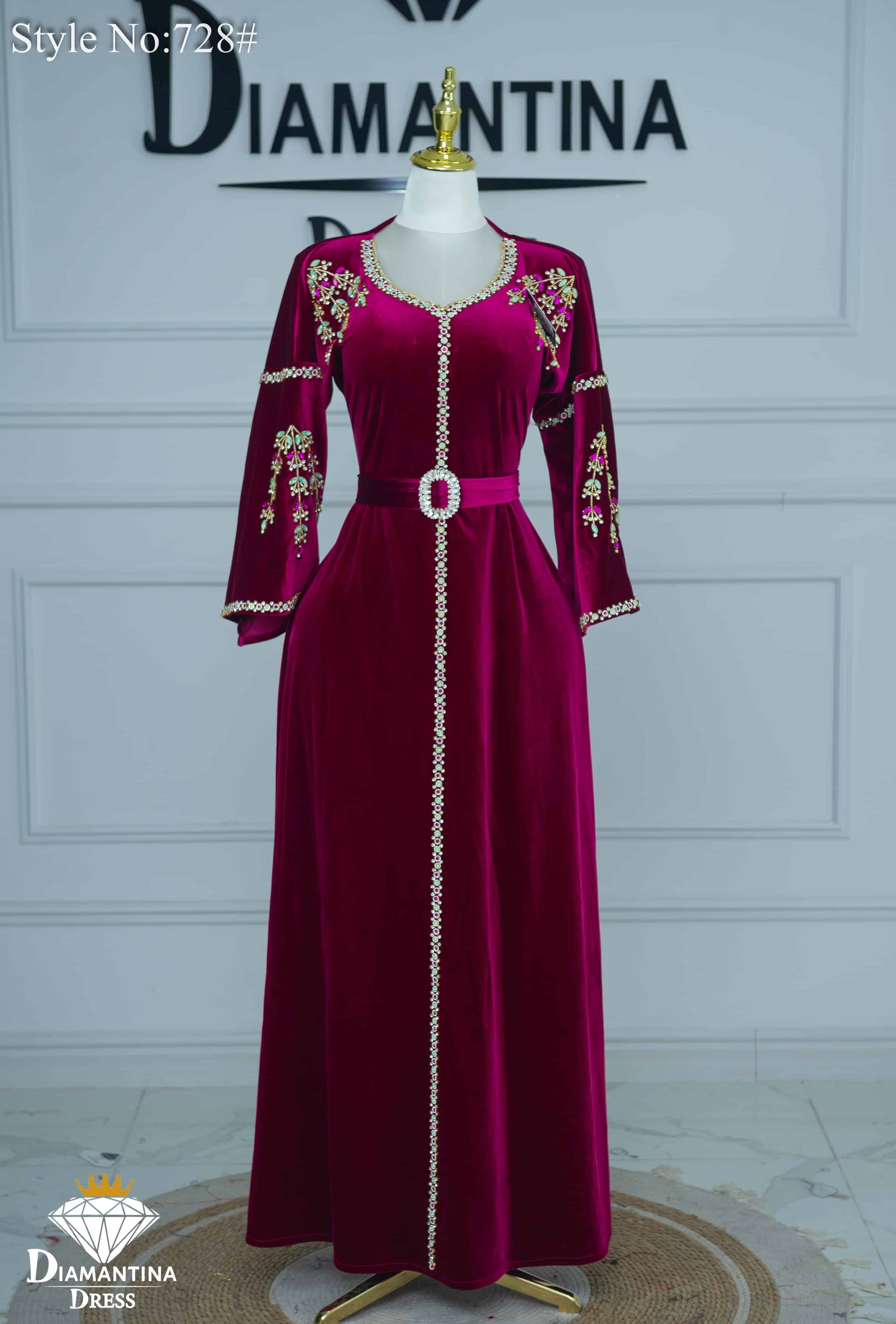 Gandoura évasé + manch djebli 728