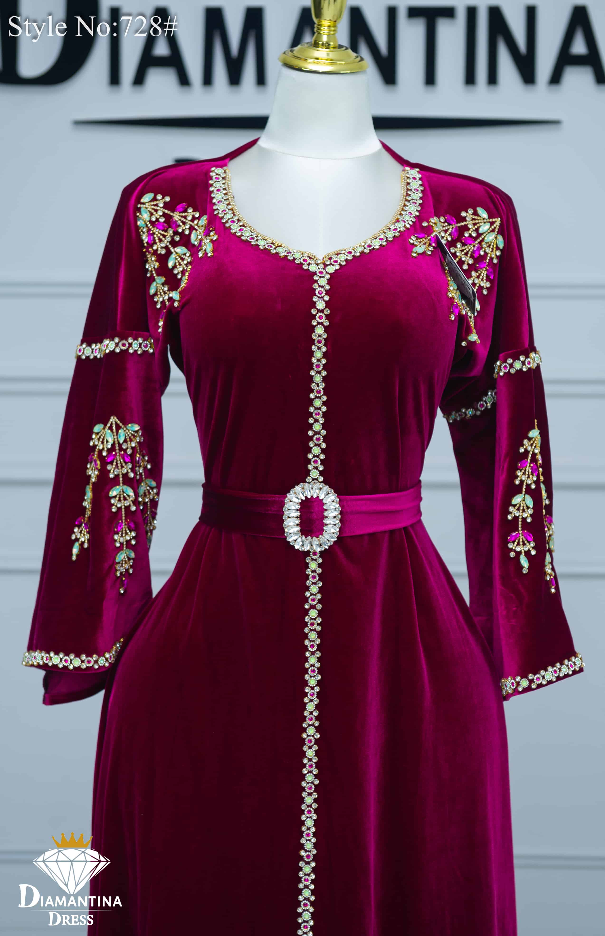 Gandoura évasé + manch djebli 728