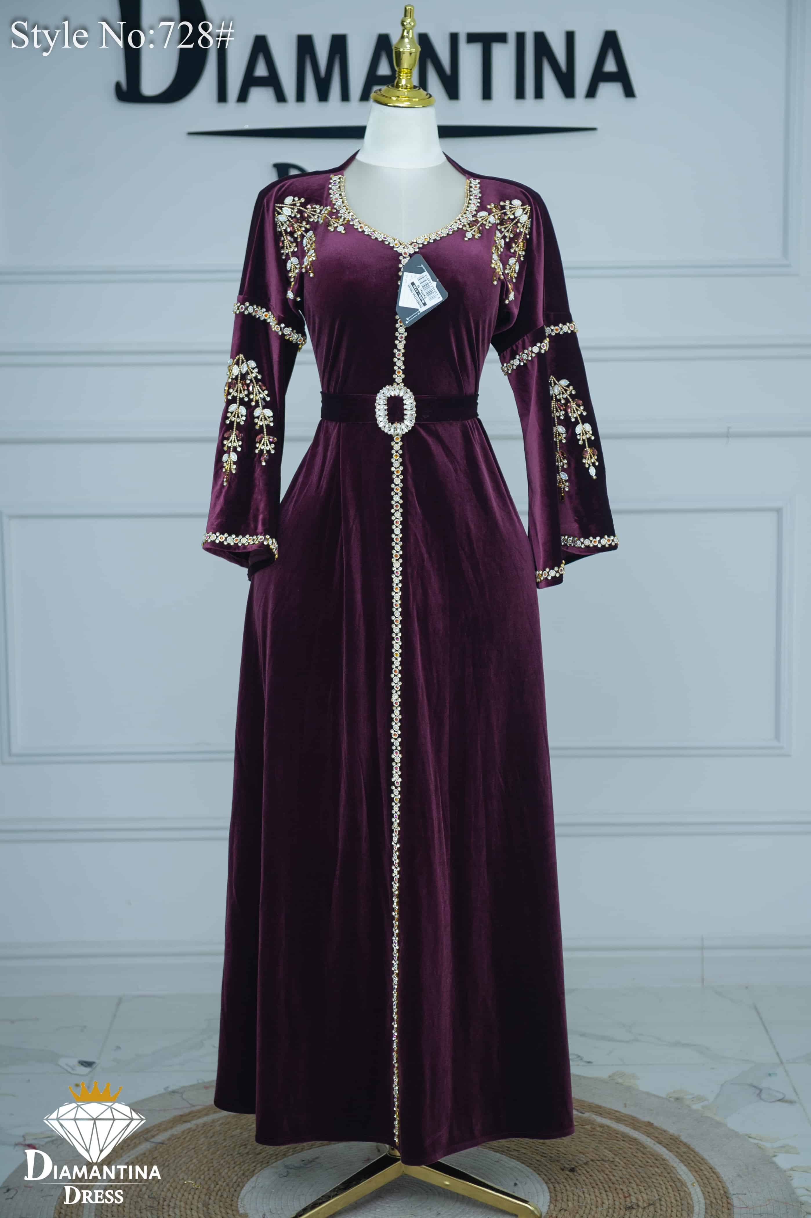 Gandoura évasé + manch djebli 728