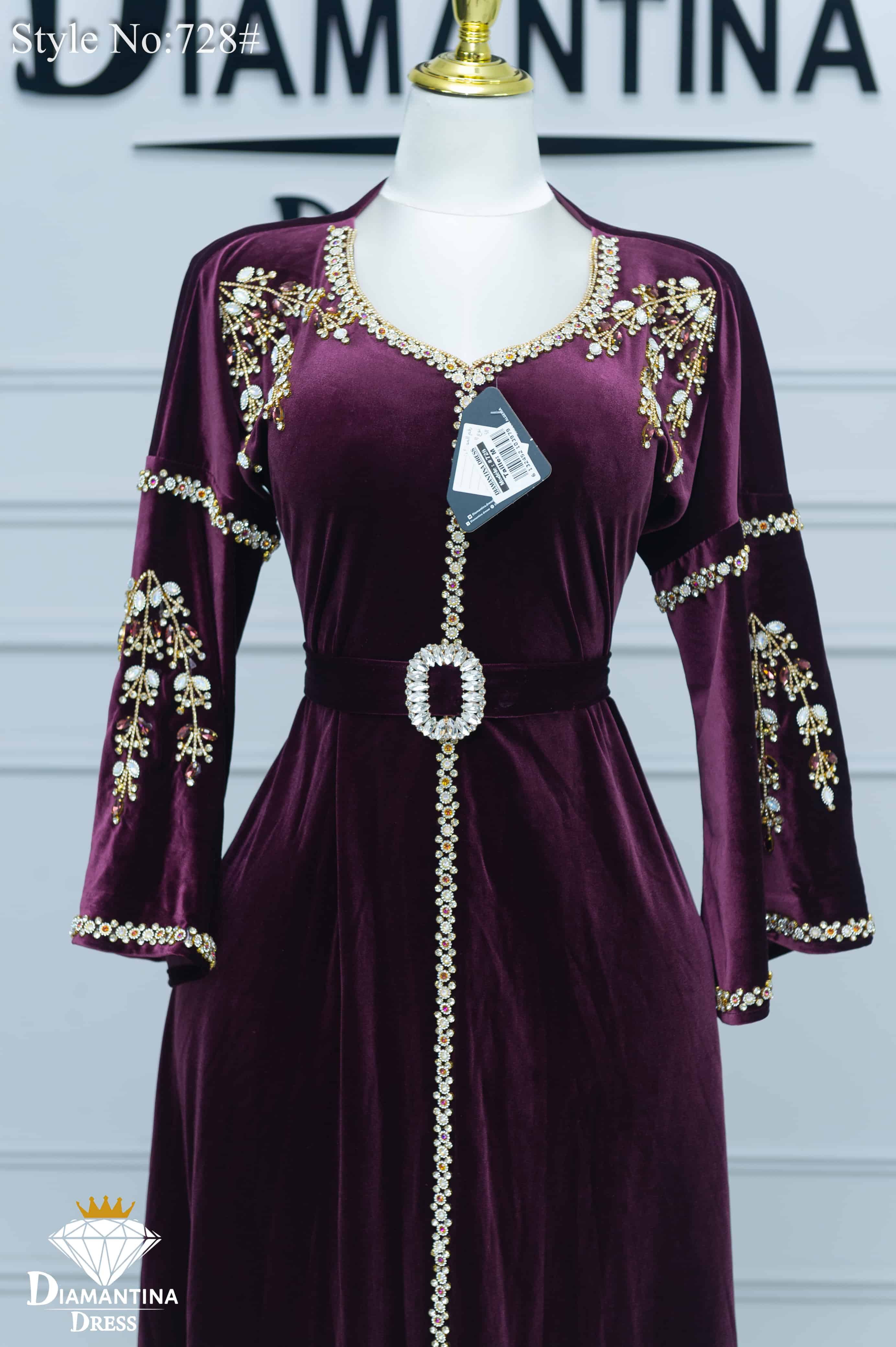 Gandoura évasé + manch djebli 728