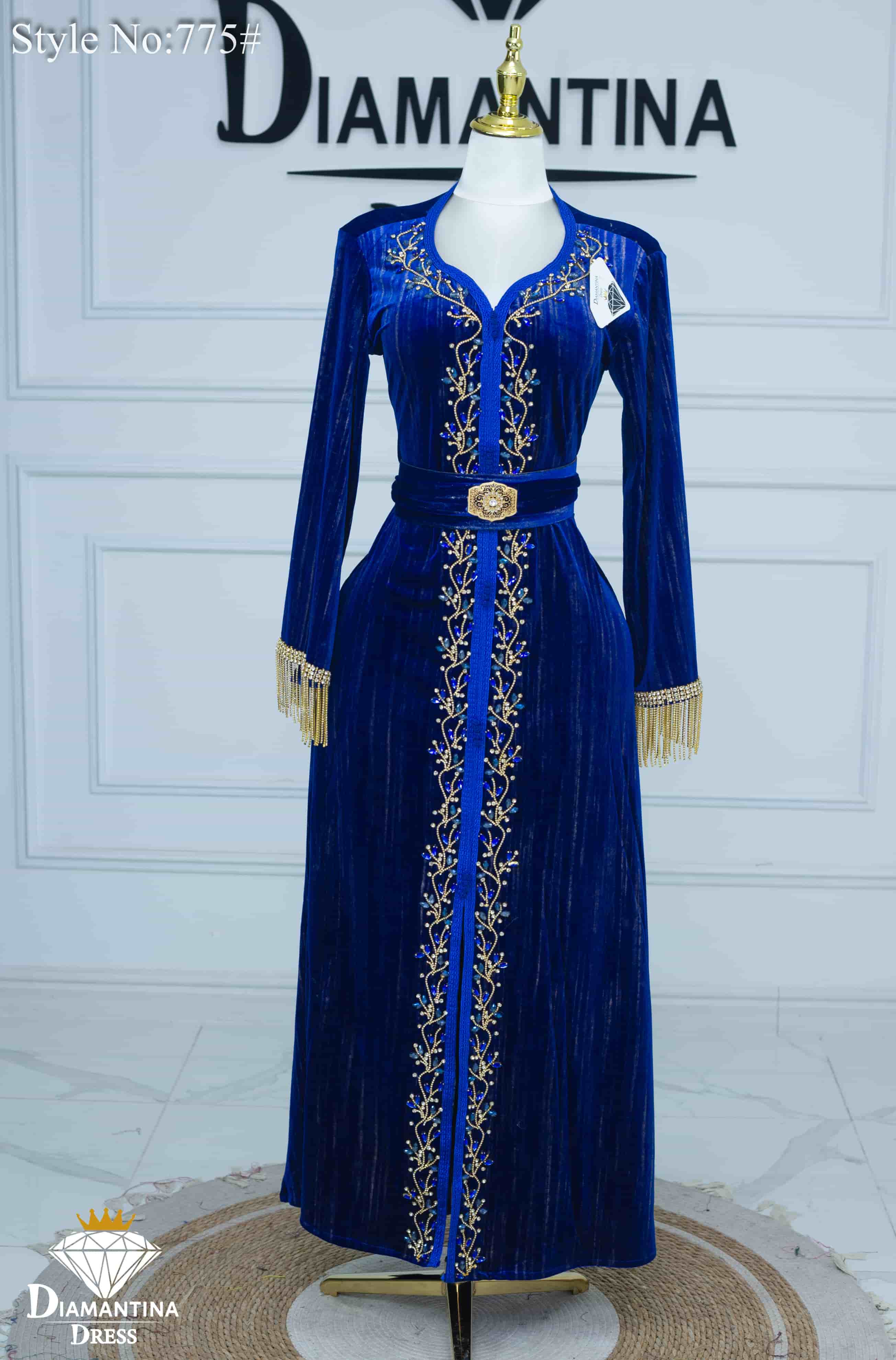 قفطان قطيفة الكمخة رقم الموديل 775