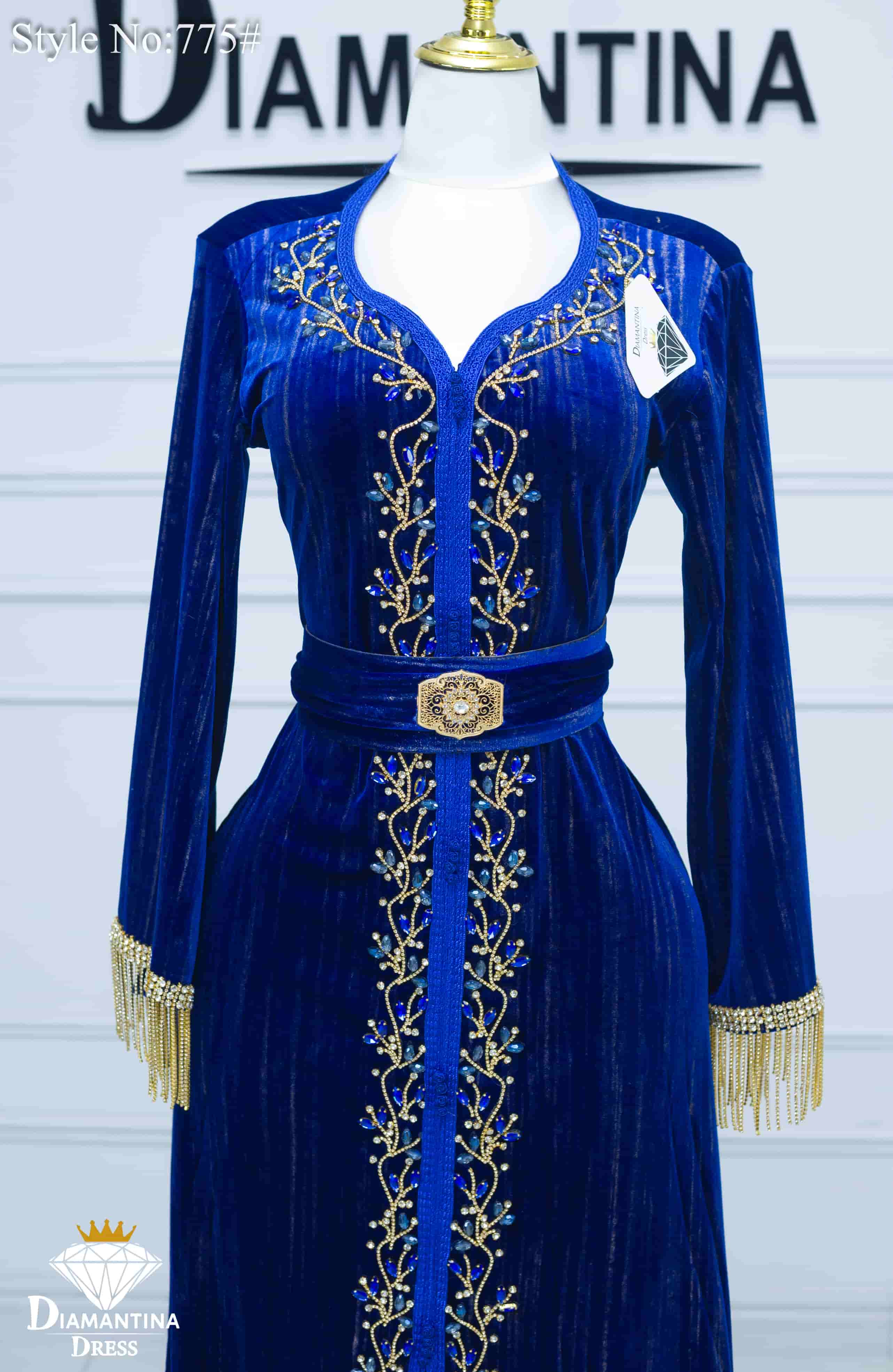 قفطان قطيفة الكمخة رقم الموديل 775