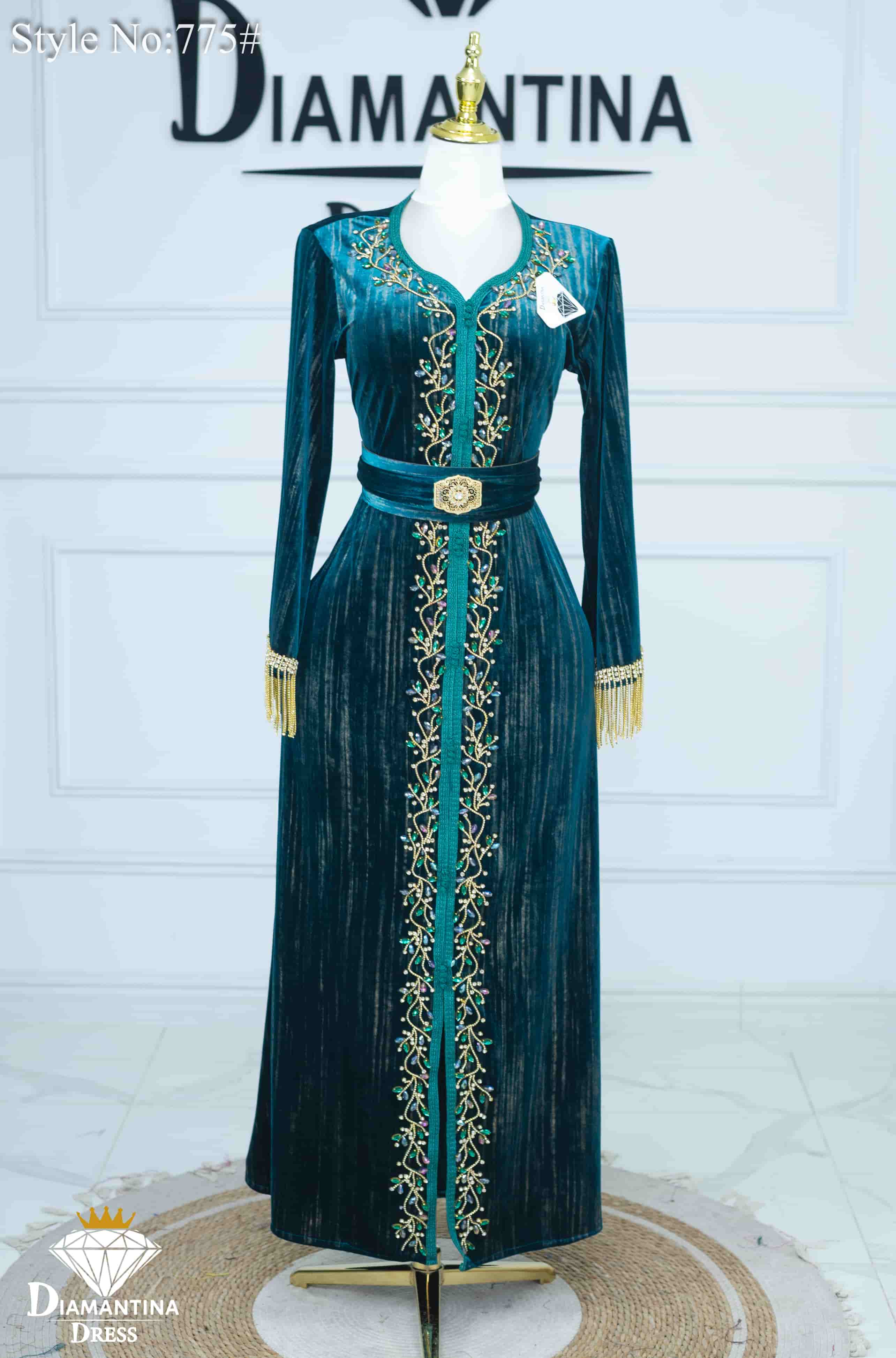 قفطان قطيفة الكمخة رقم الموديل 775