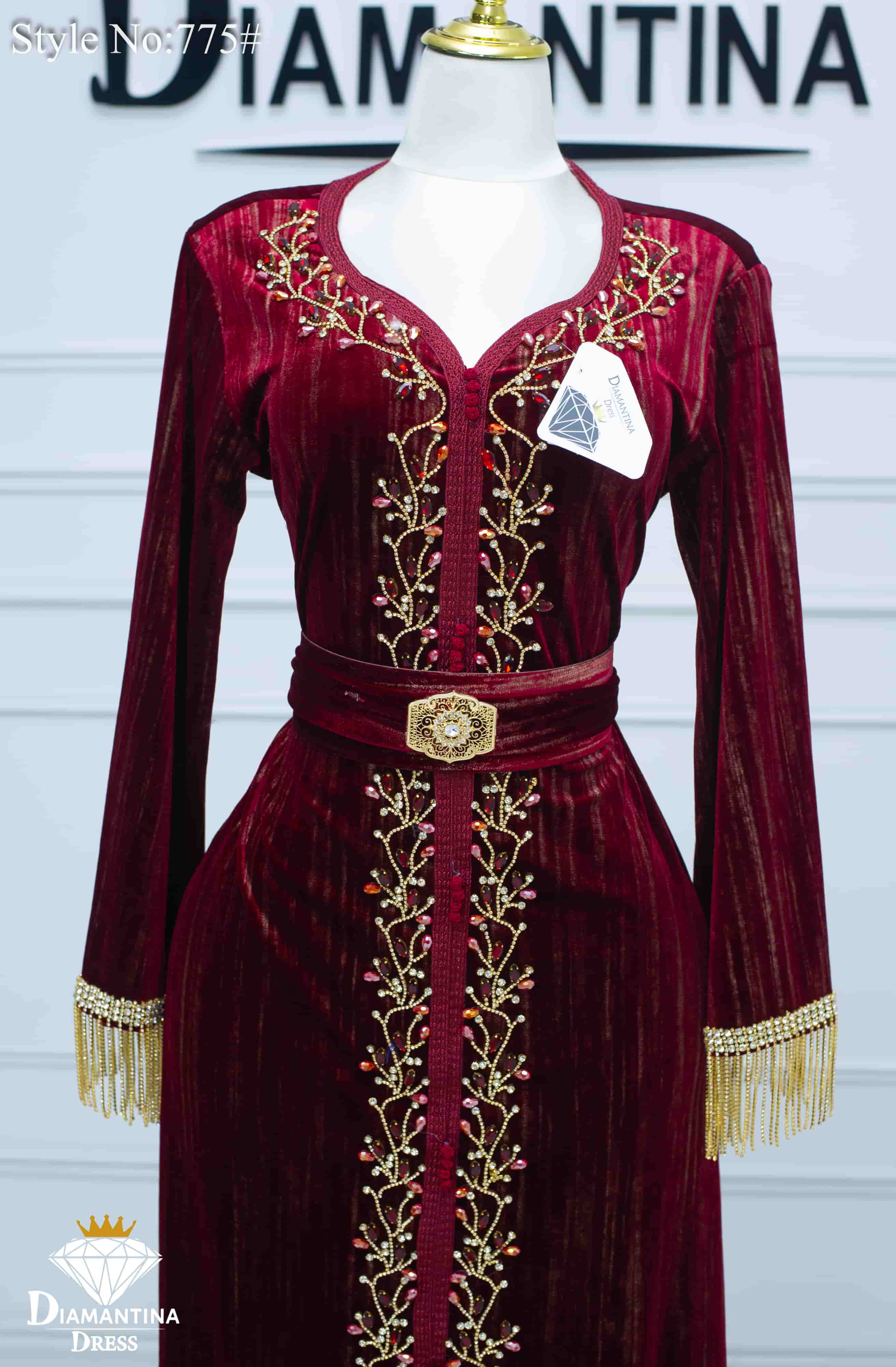 قفطان قطيفة الكمخة رقم الموديل 775