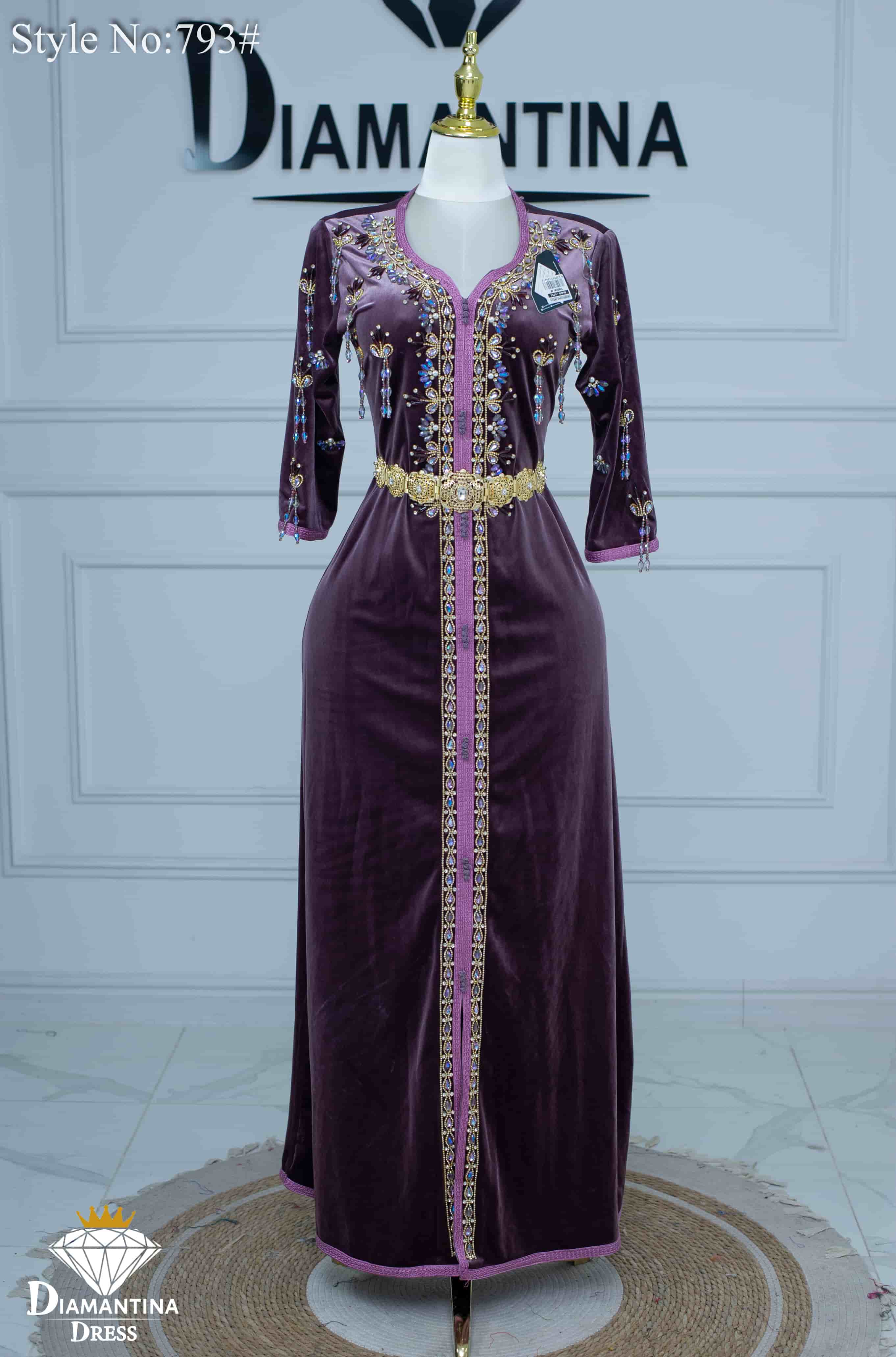 793 قفطان بقصة ايفازي رقم