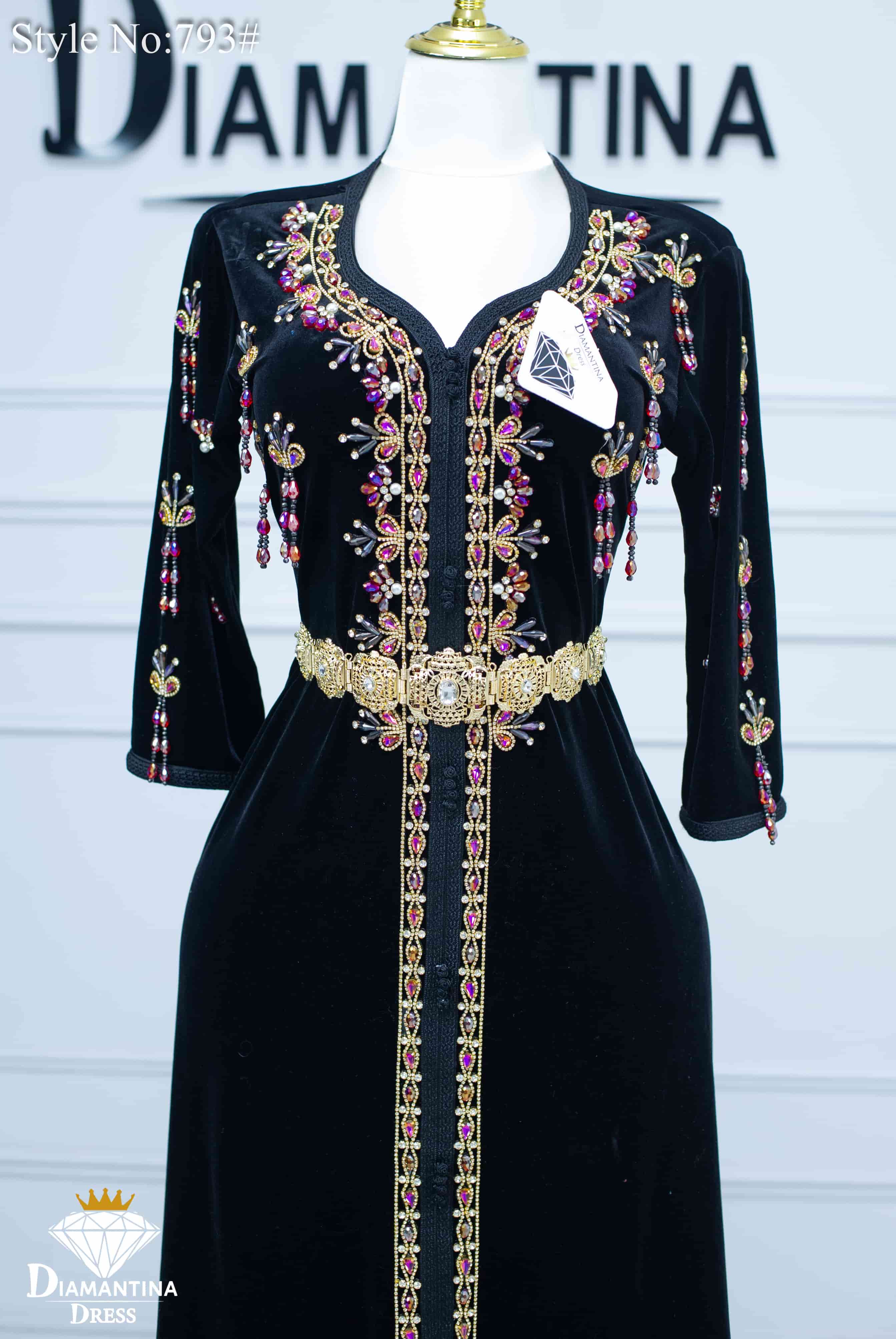 793 قفطان بقصة ايفازي رقم