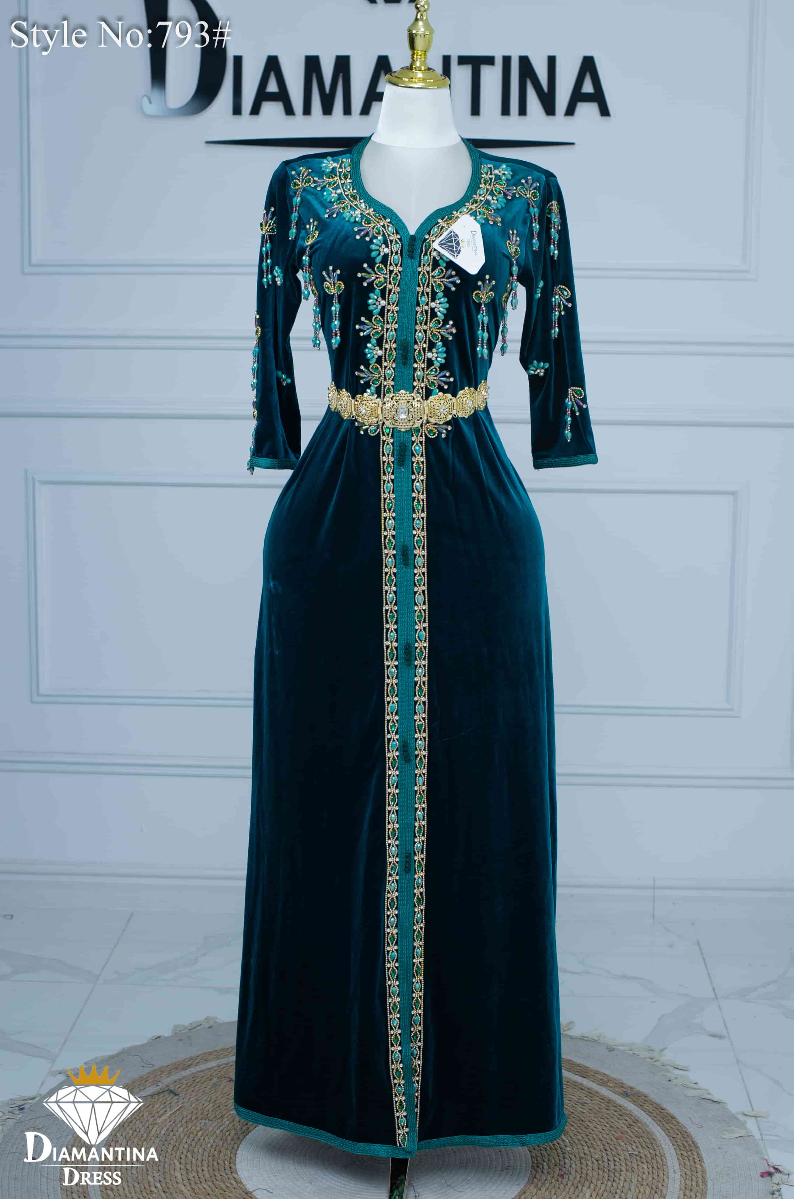 793 قفطان بقصة ايفازي رقم