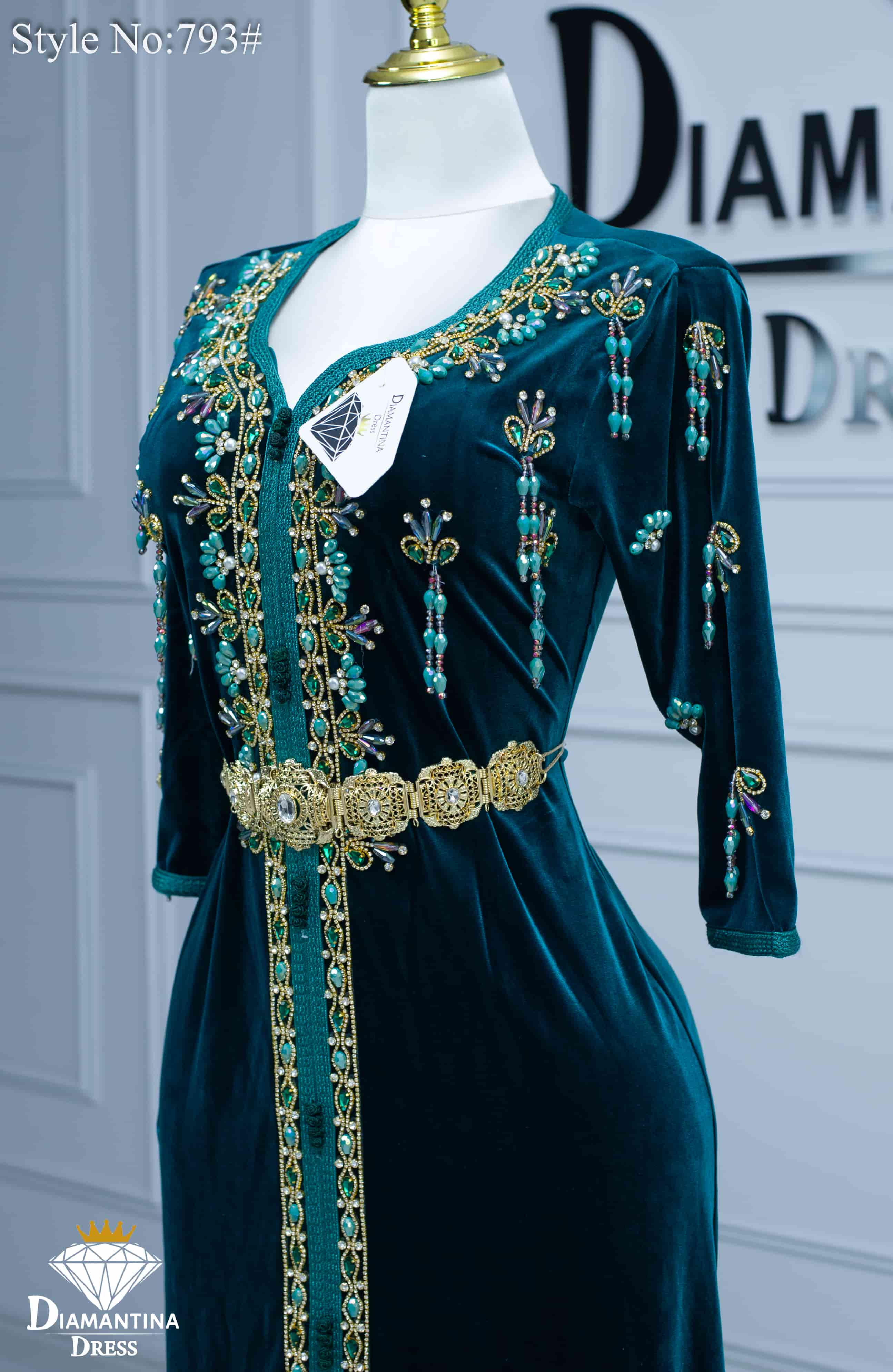 793 قفطان بقصة ايفازي رقم