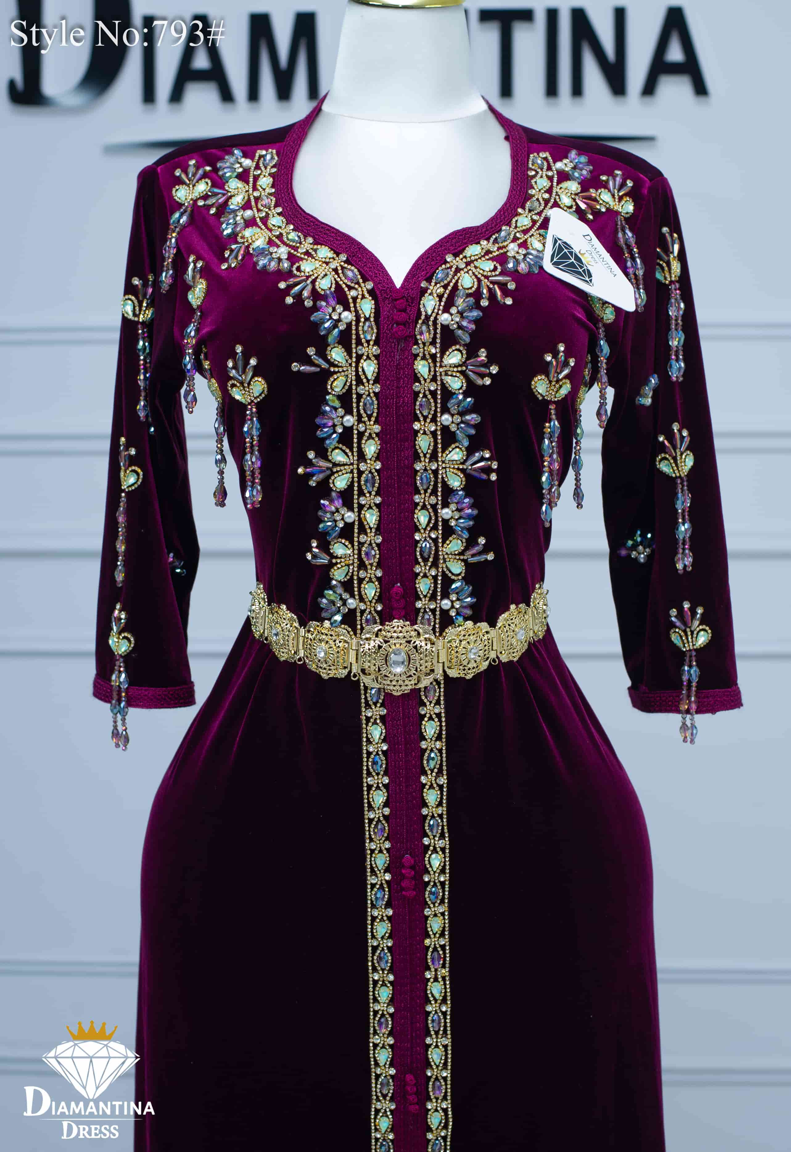 793 قفطان بقصة ايفازي رقم