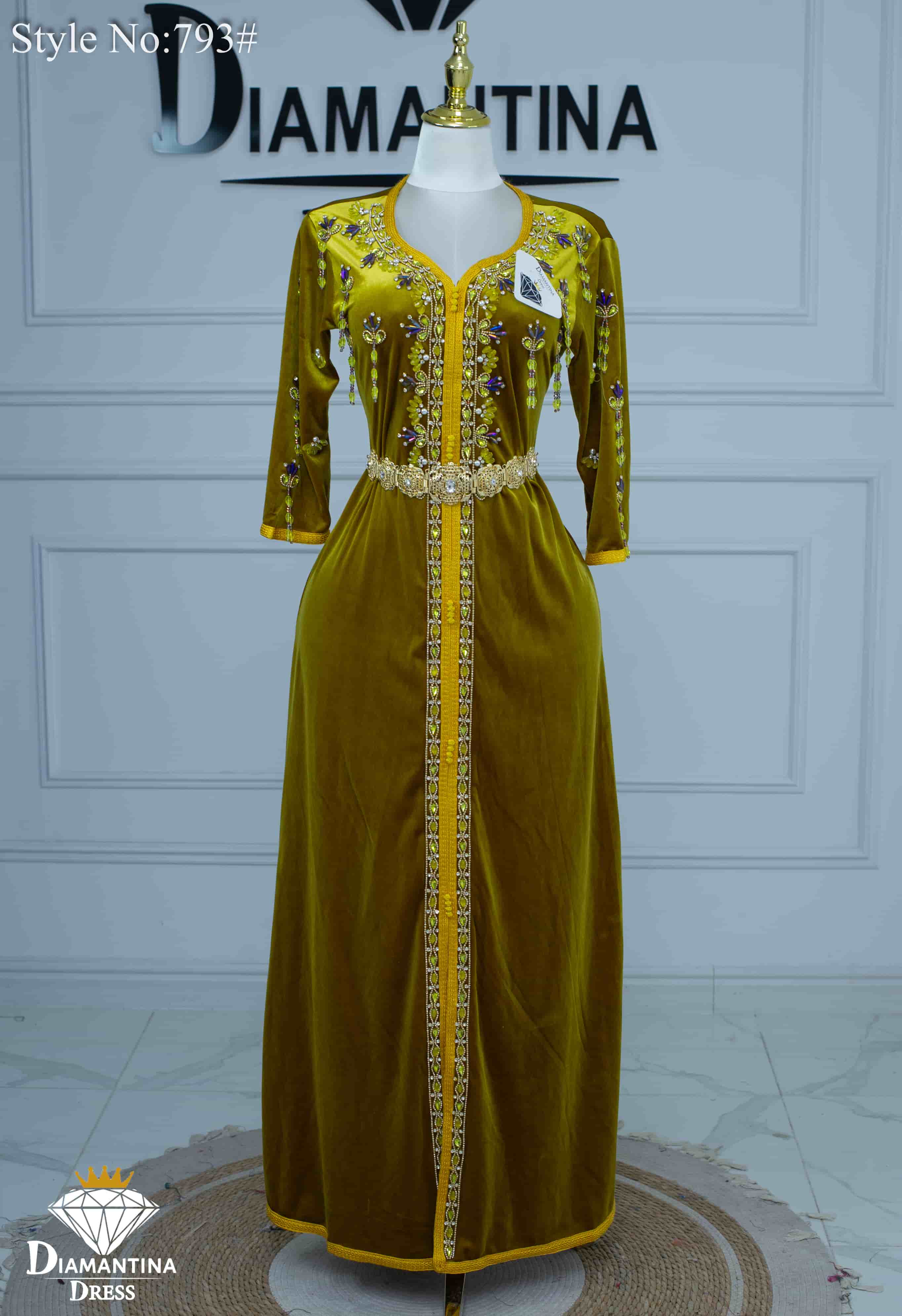 793 قفطان بقصة ايفازي رقم